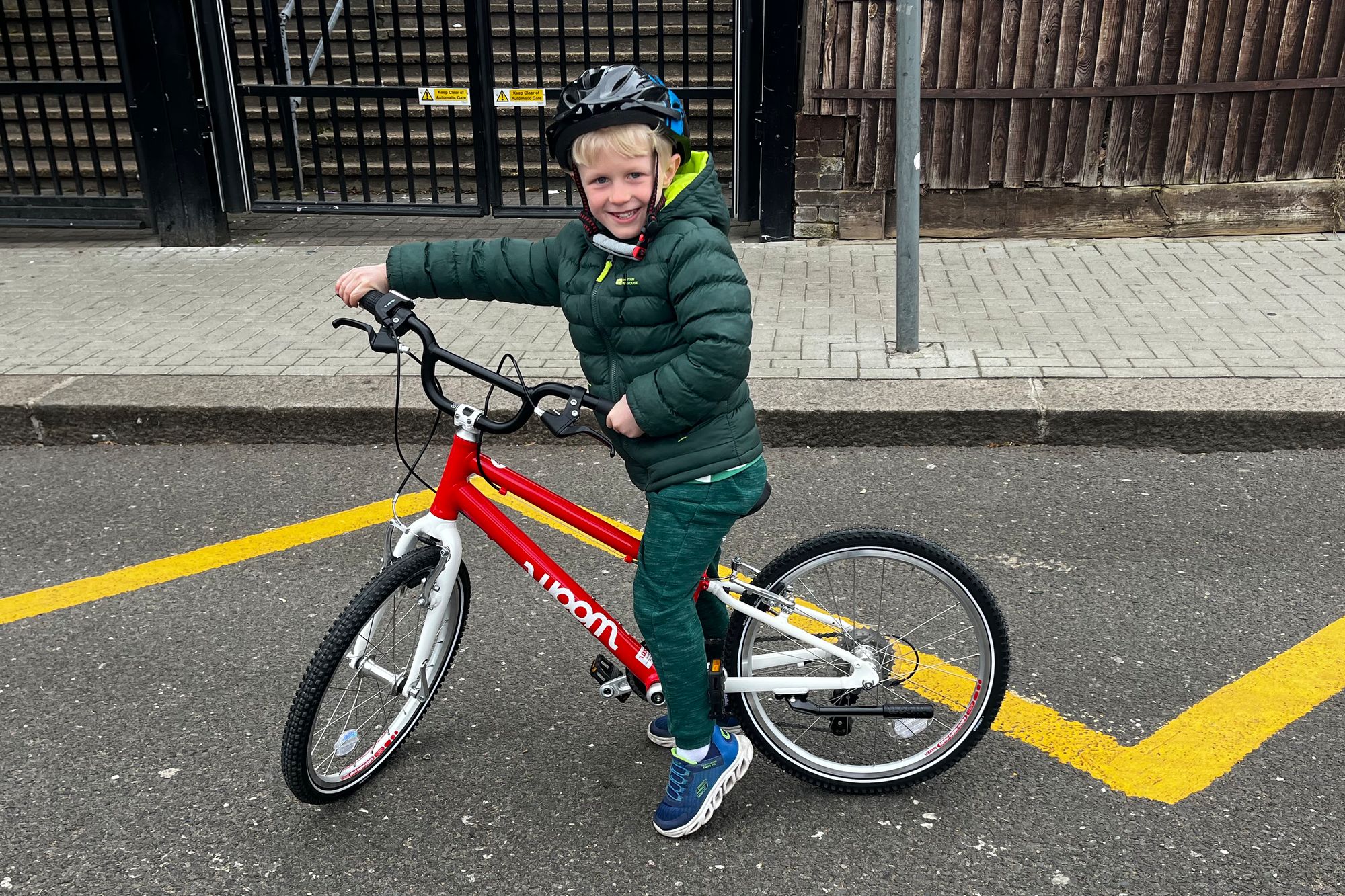 This bike makes a good intro to gears (Kat Storr/The Independent)