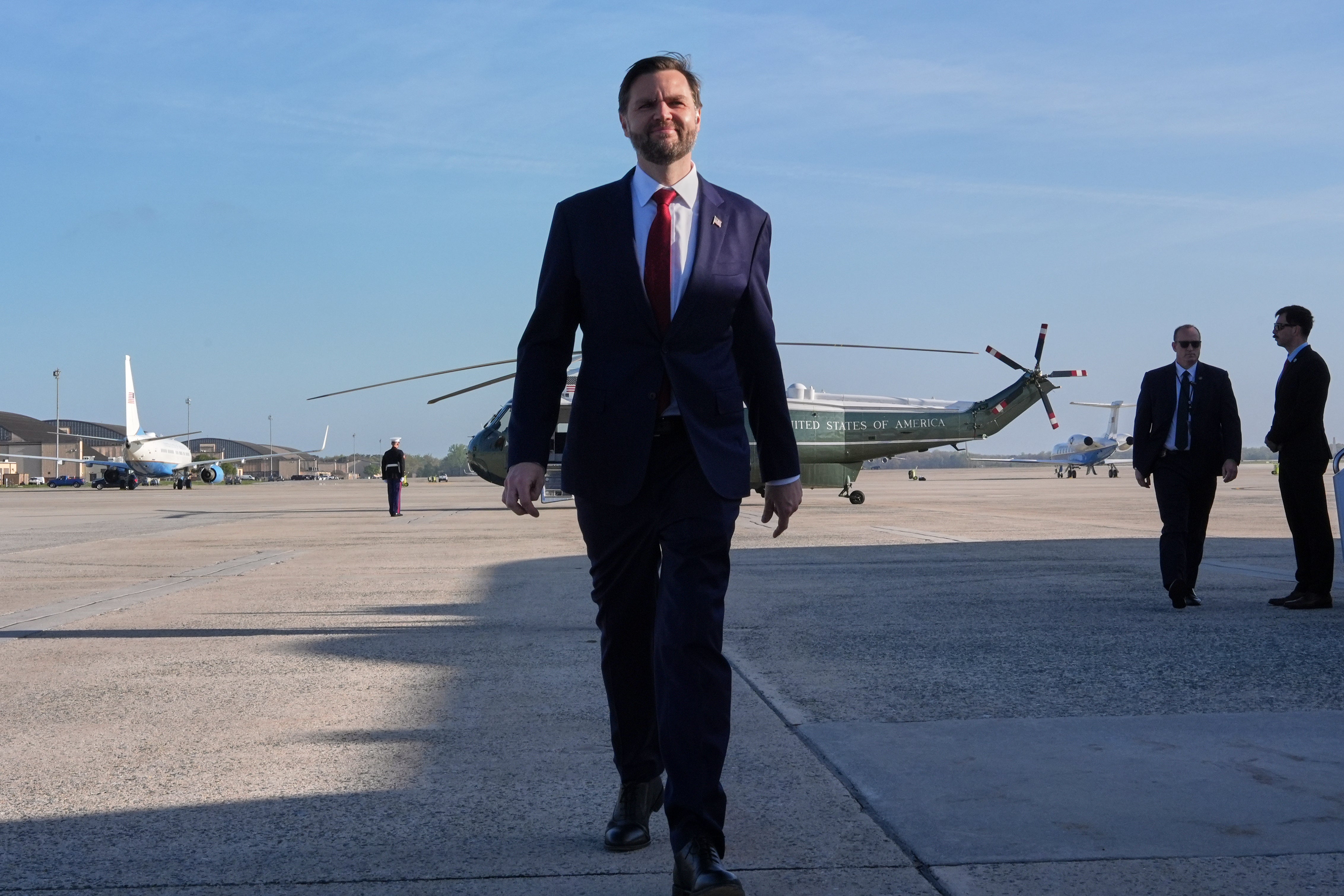 JD Vance was headed for Islamabad to lead peace talks with Iran on Friday