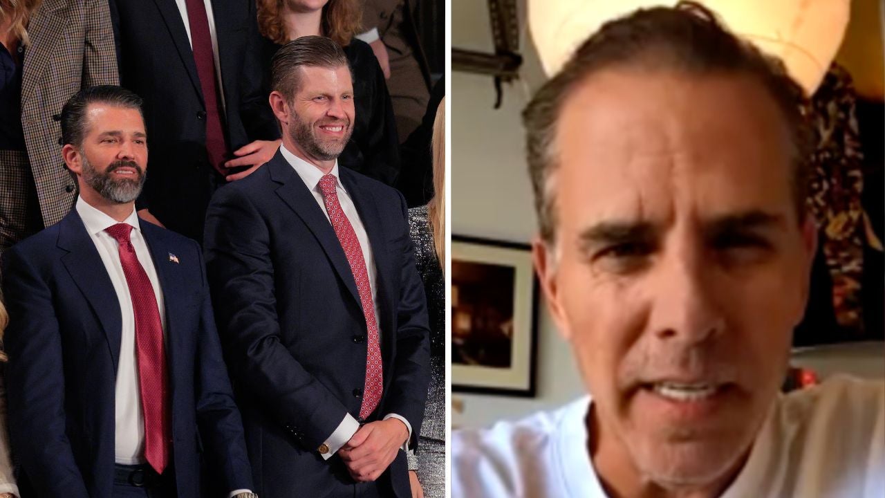 <p>Hunter Biden says he will fight Trump brothers</p>
