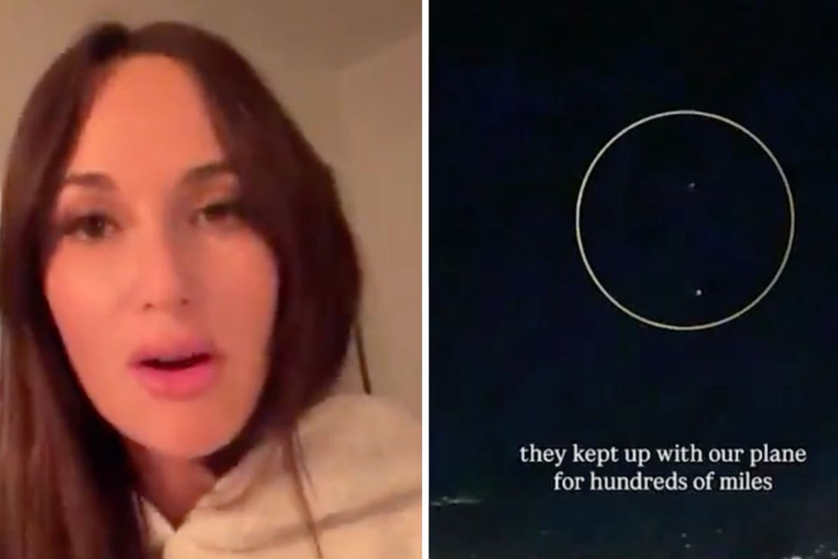 Country star posts video of ‘UFOs’ tracking her jet