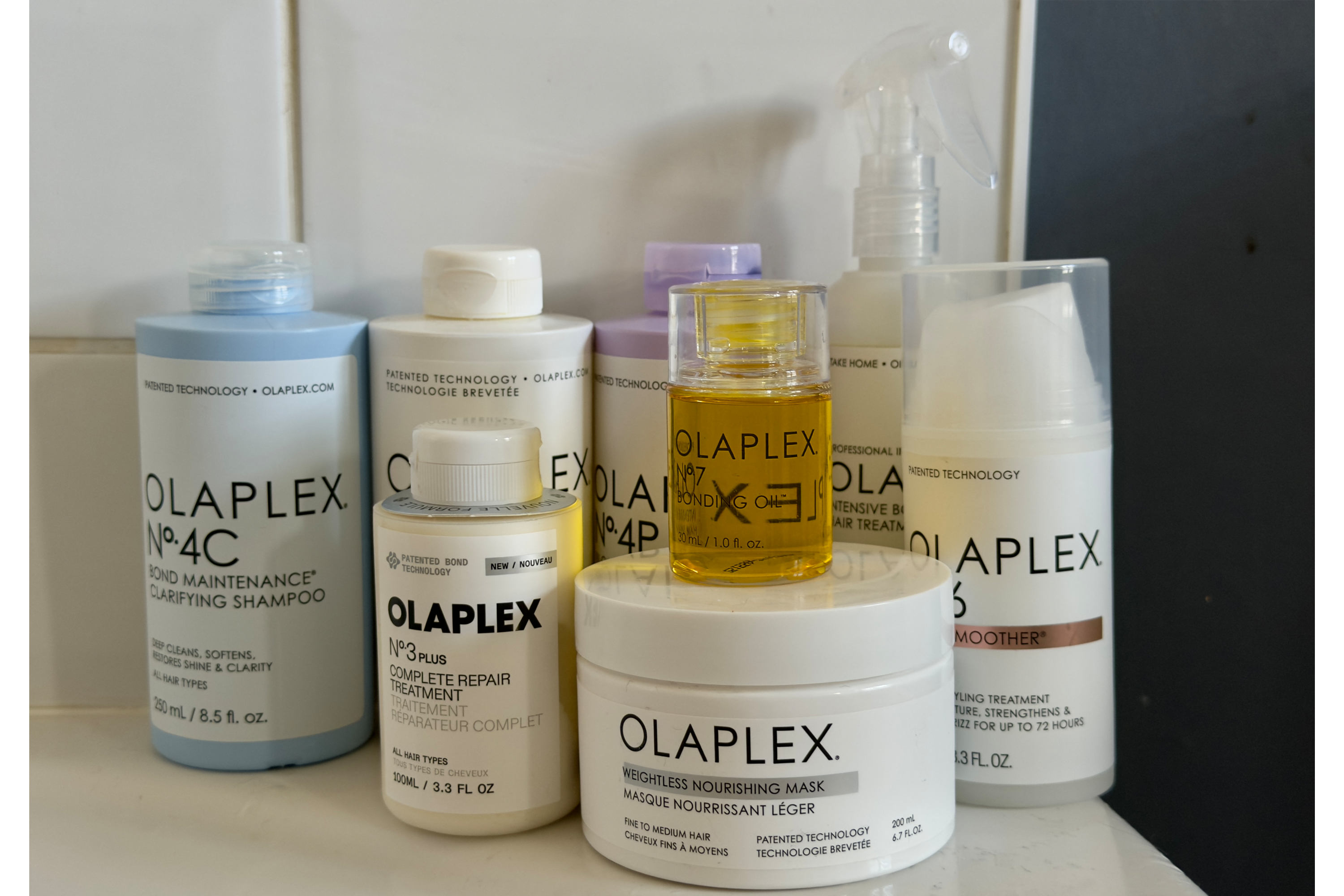 I tested a range of products from Olaplex
