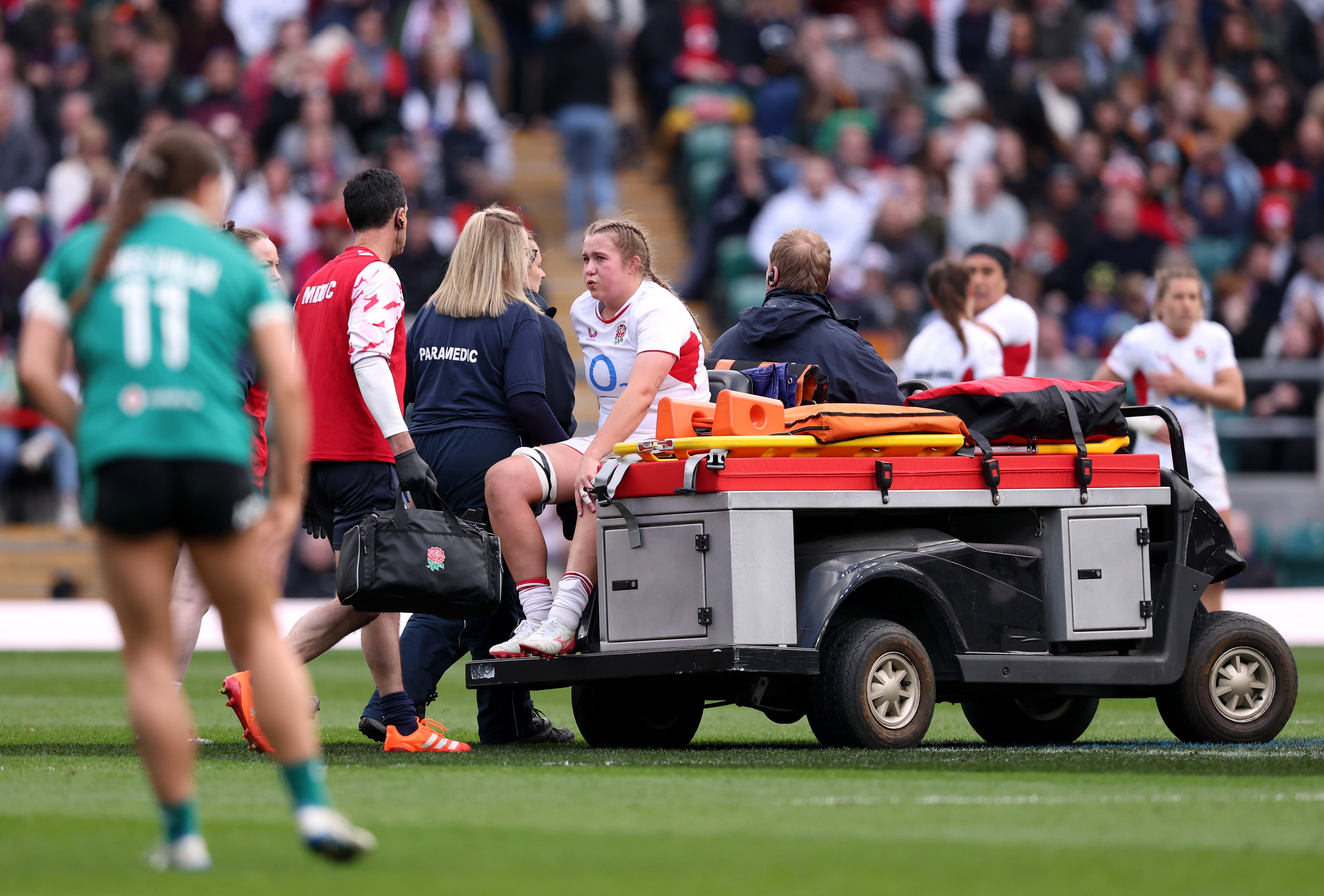 Morwenna Talling suffered an injury for England
