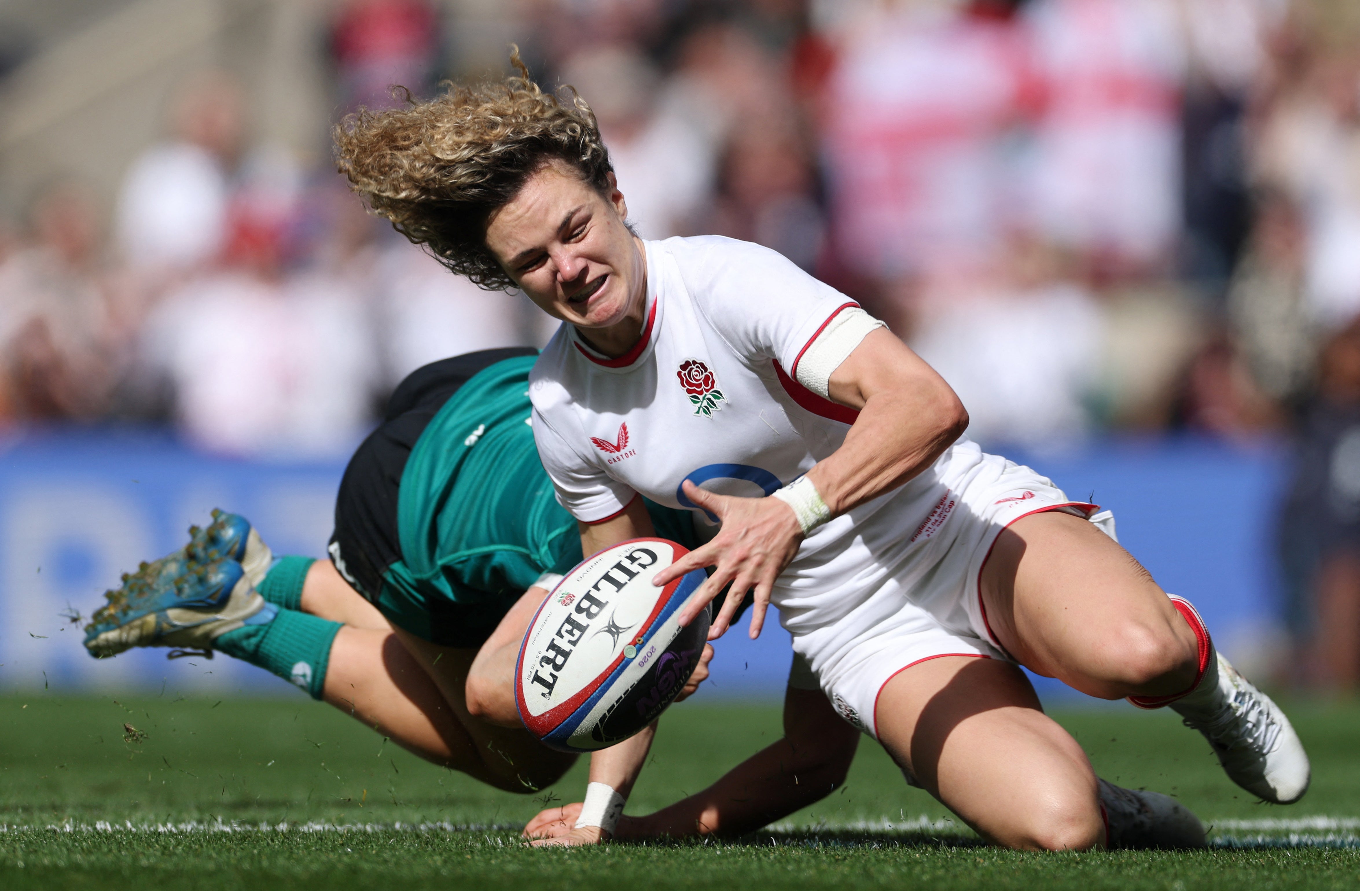 Ellie Kildunne was brilliant denied by Vicky Elmes Kinlan