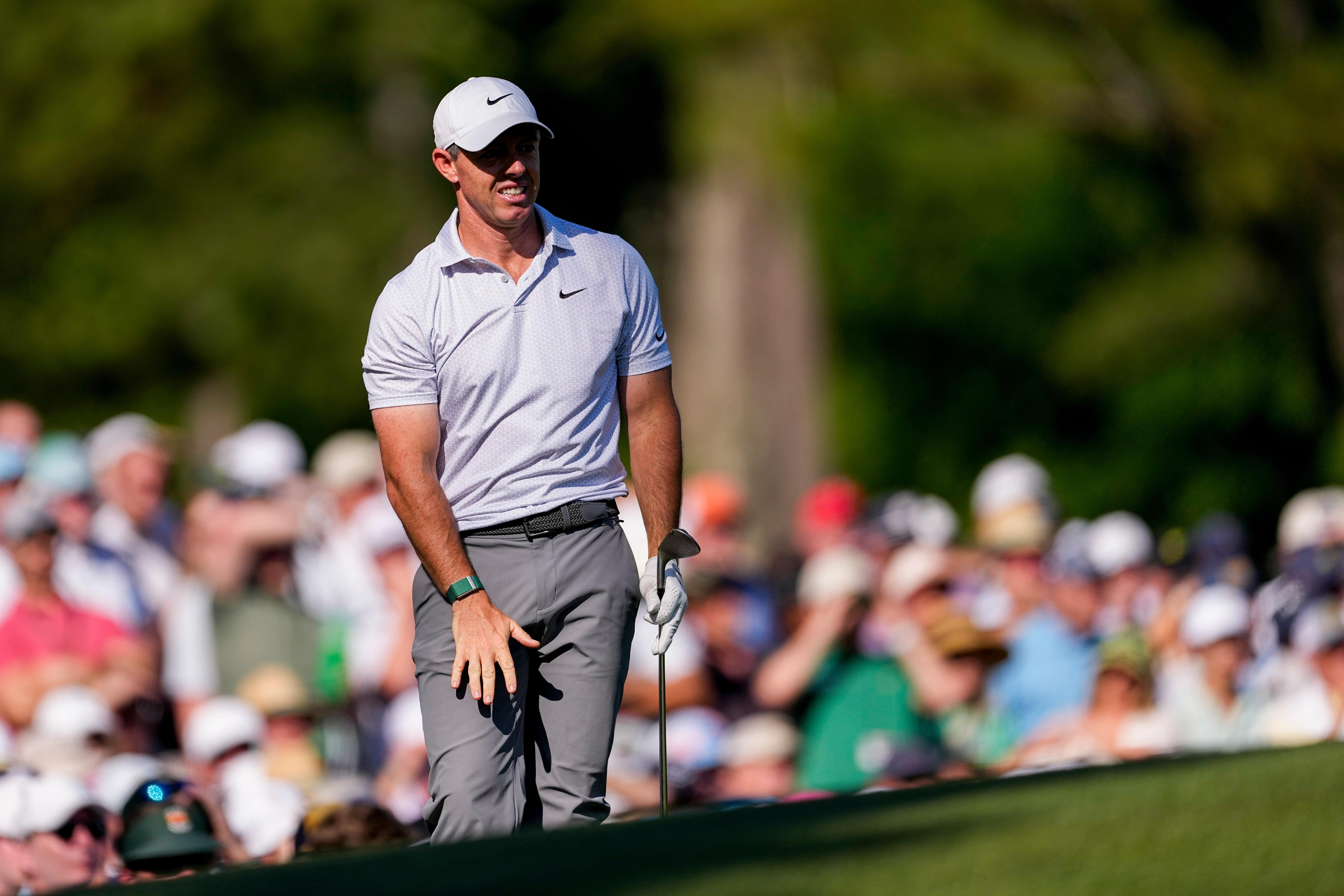 Rory McIlroy made a disappointing start to the third round (Eric Gay/AP)