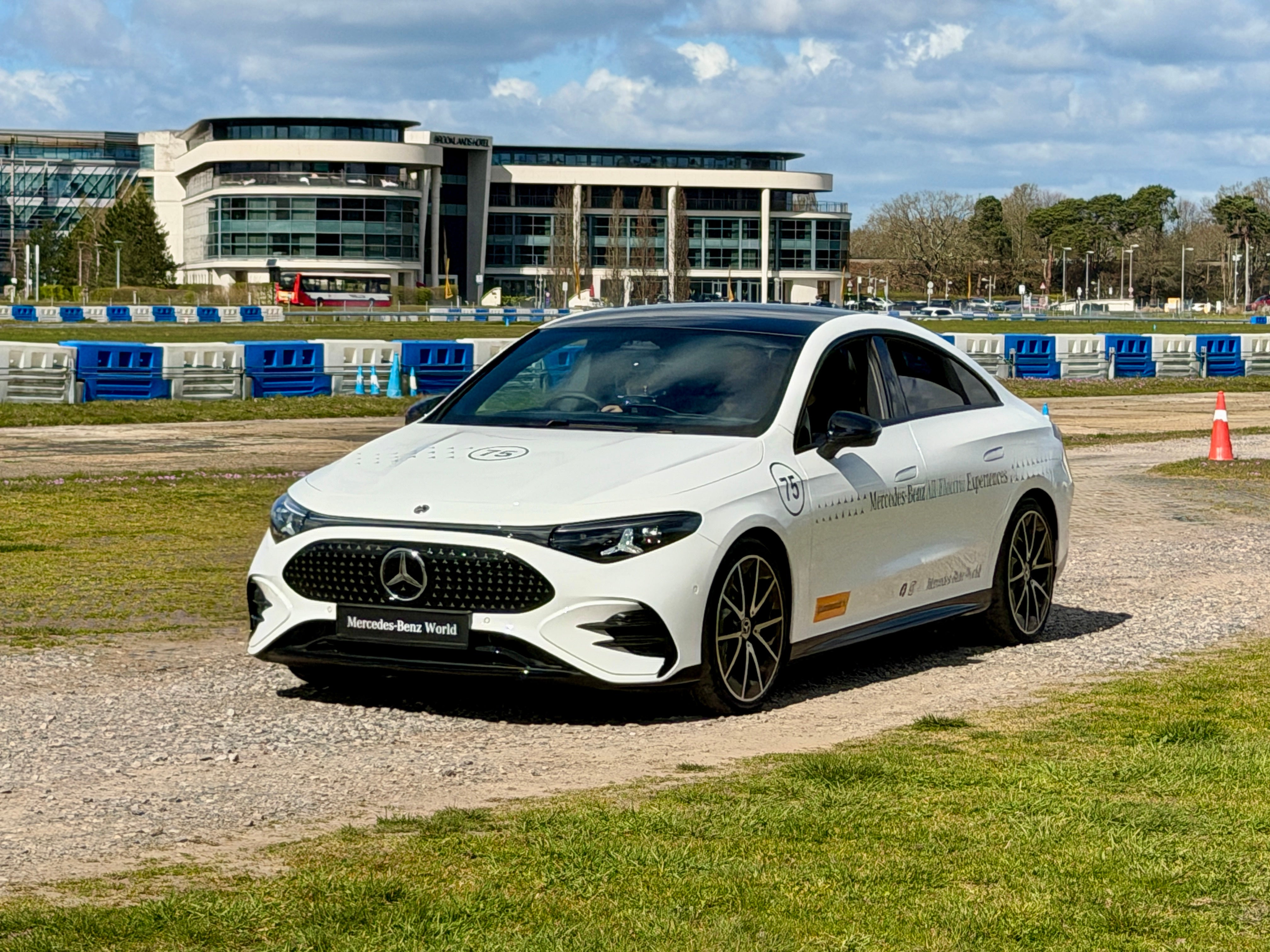 The new Mercedes-Benz CLA is the latest all-electric model for young people to drive at Mercedes-Benz World