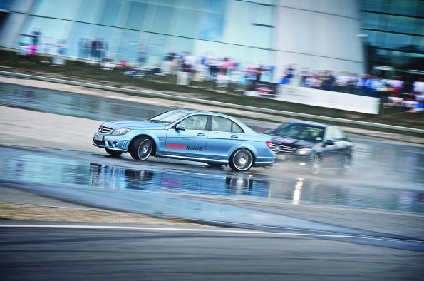 The Silver Arrows display team give a thrilling (and free) track show on busy days