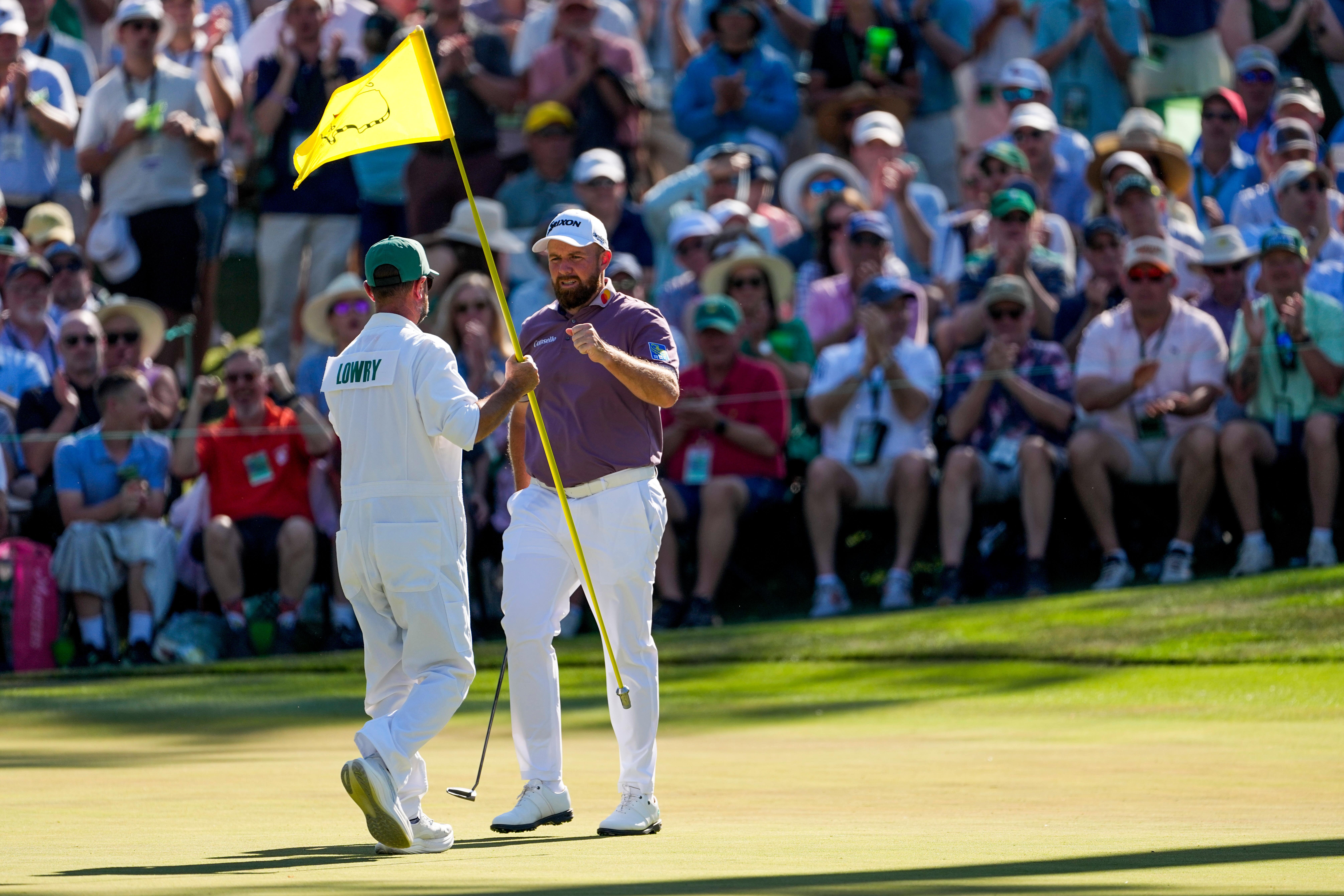 Shane Lowry became the first player to record two Masters holes-in-one (Eric Gay/AP)