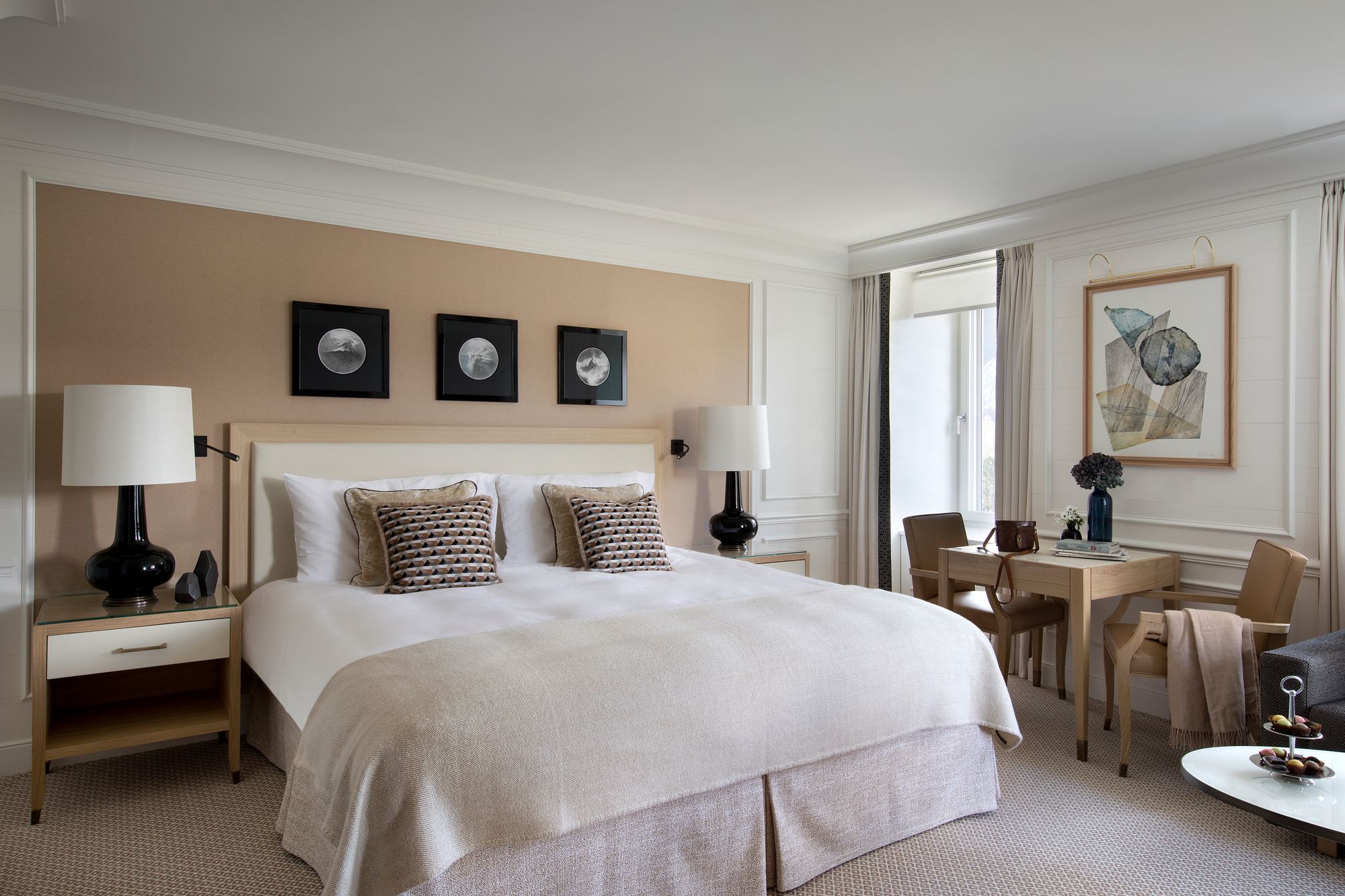 Grand Hotel Kronenhof's rooms are elegant and uncluttered