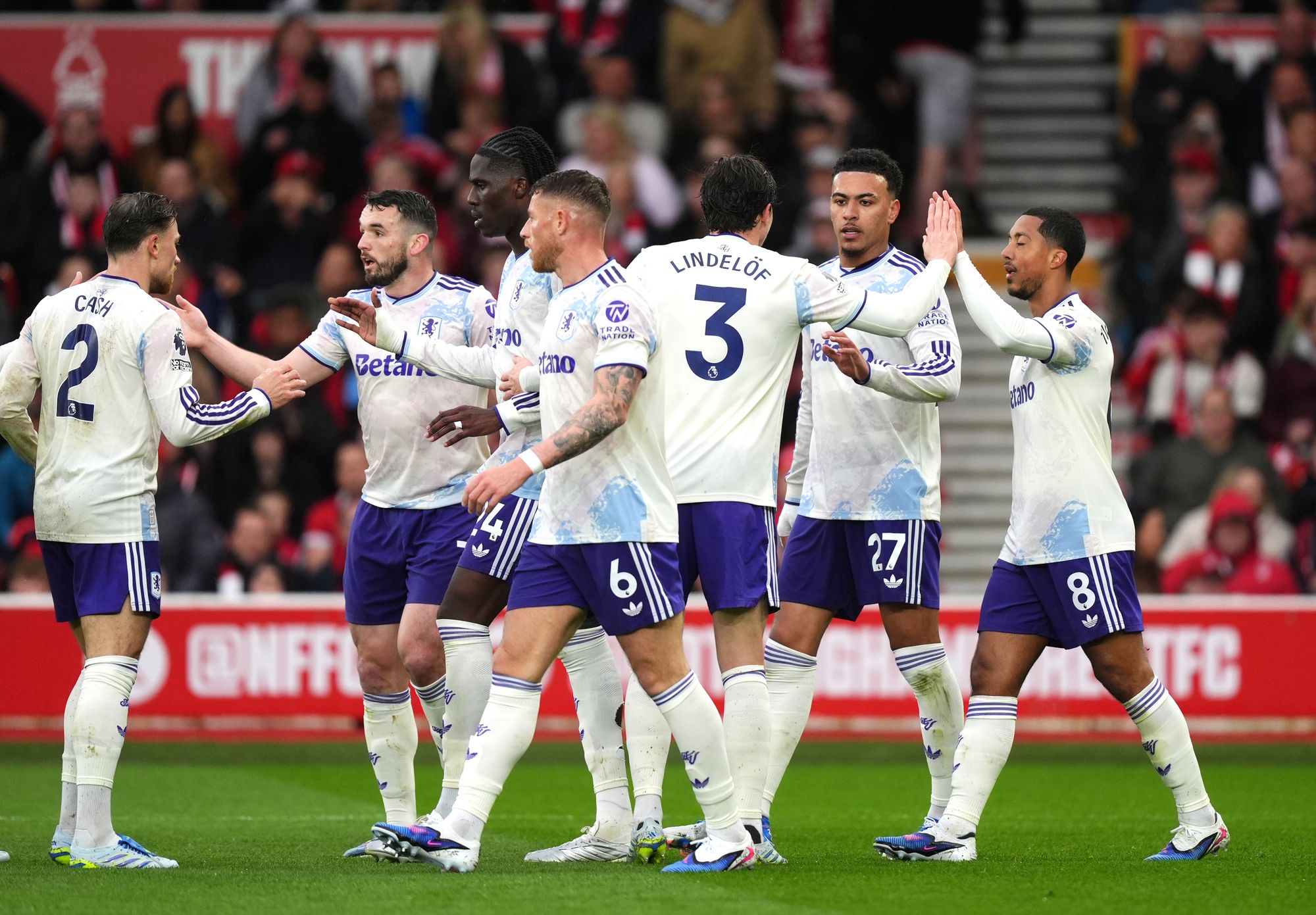 Aston Villa took the lead via an unfortunate Murillo own goal