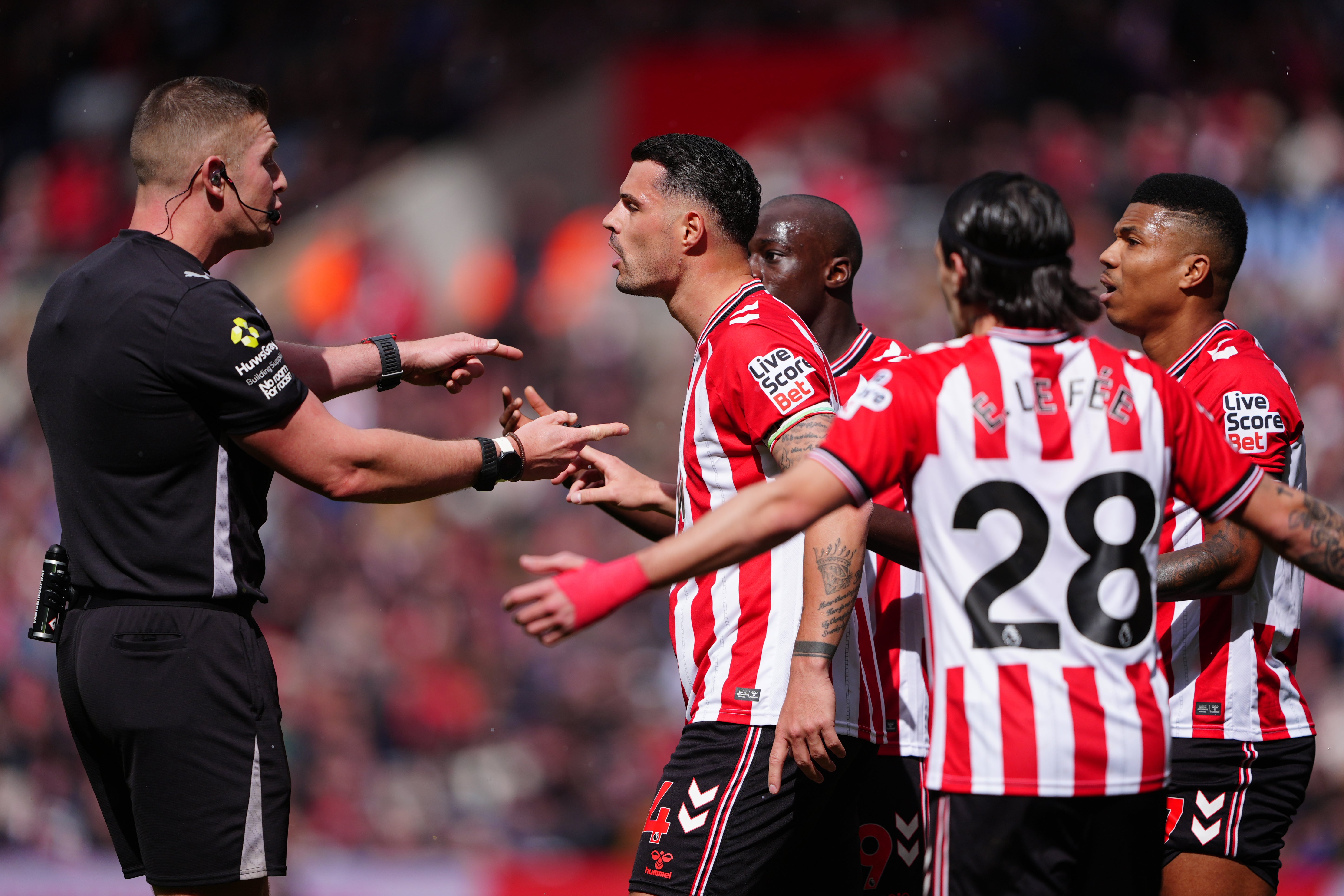 Sunderland were furious at the decision to award Tottenham a penalty but it was overturned