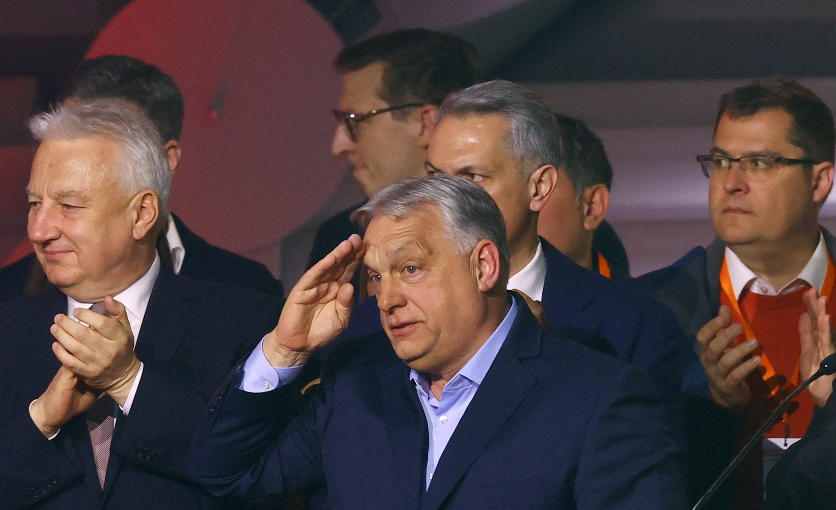 Orban salutes his supporters as his 16-year tenure comes to an end