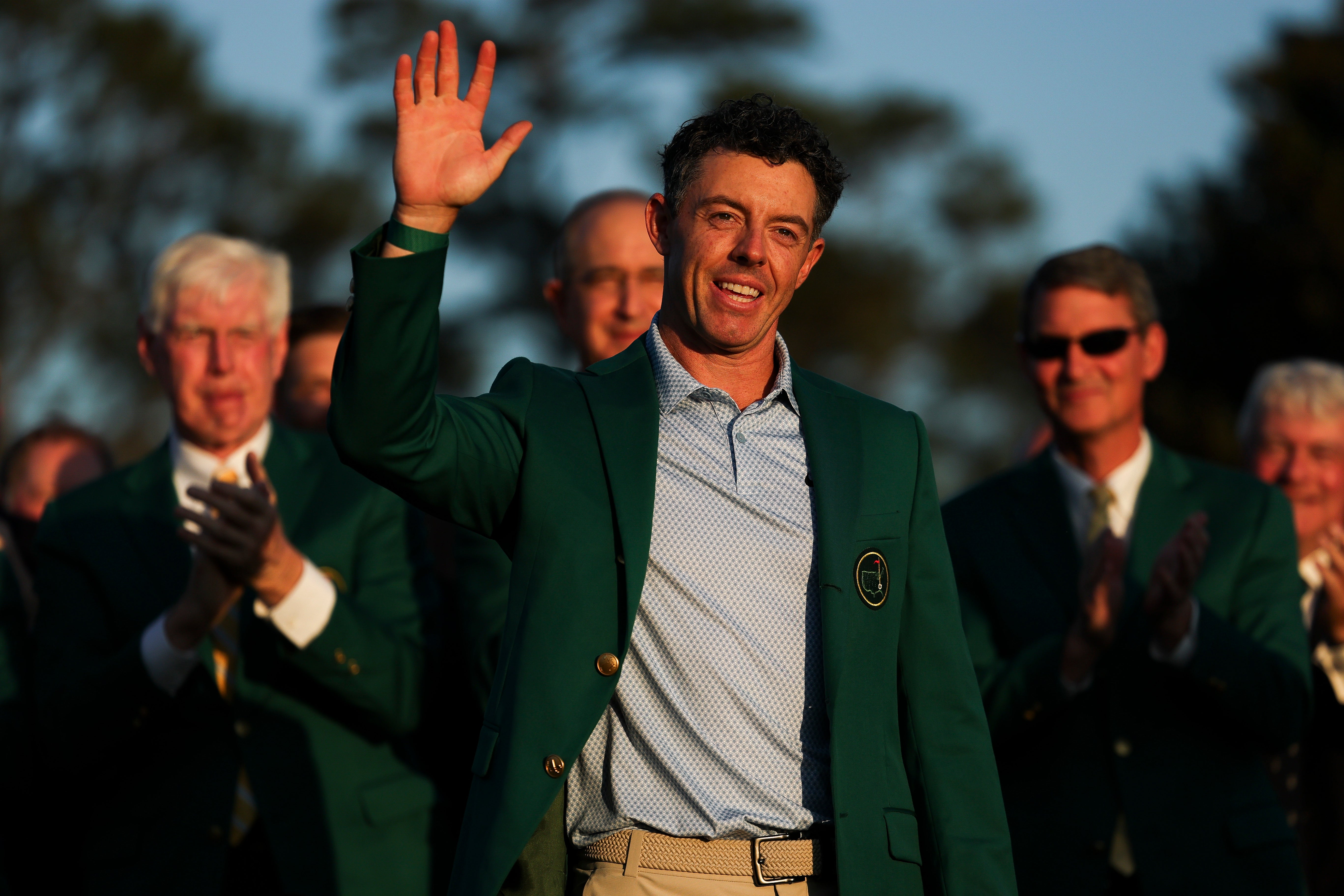 Rory McIlroy pulled on the green jacket again
