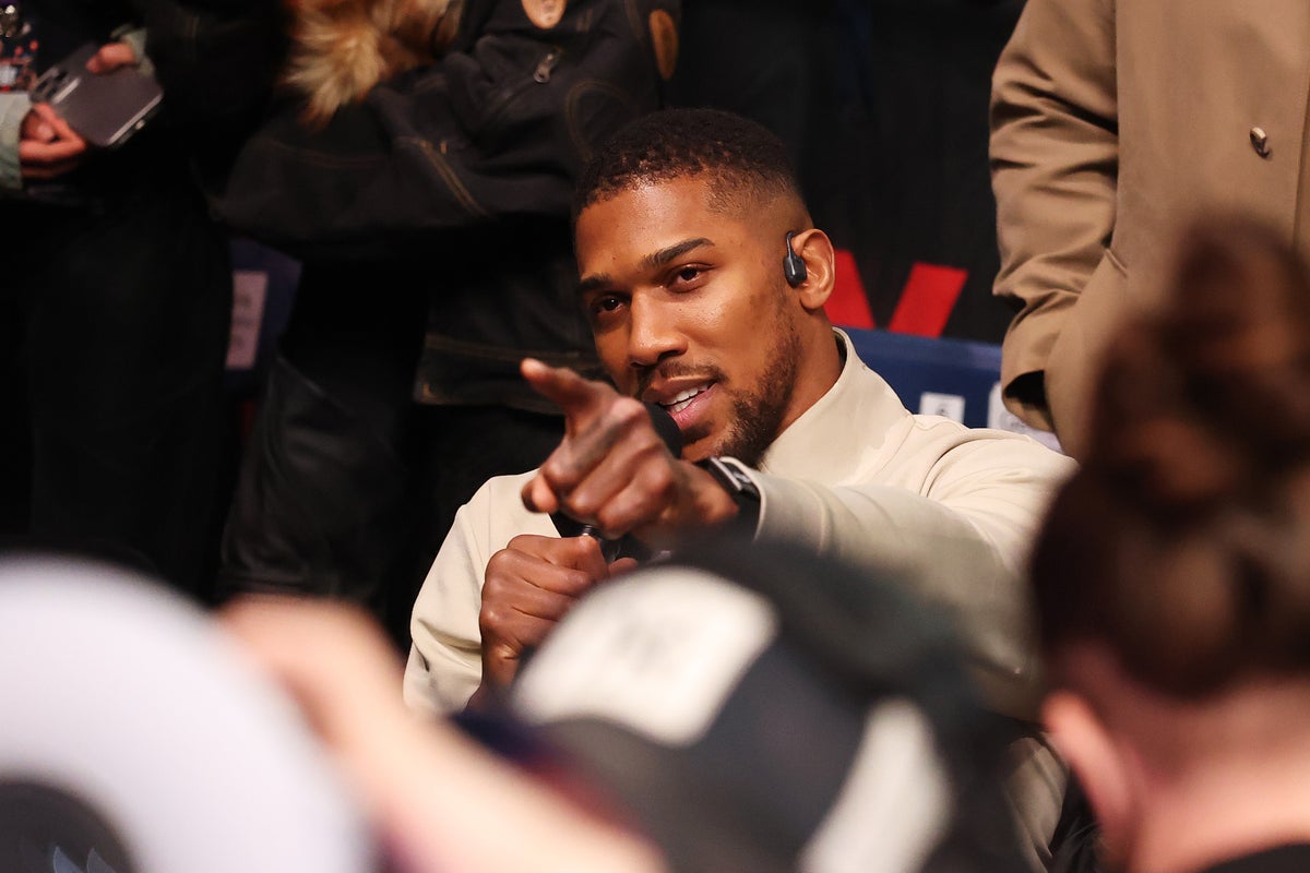 Anthony Joshua calls Tyson Fury a ‘clout chaser’ after fight challenge