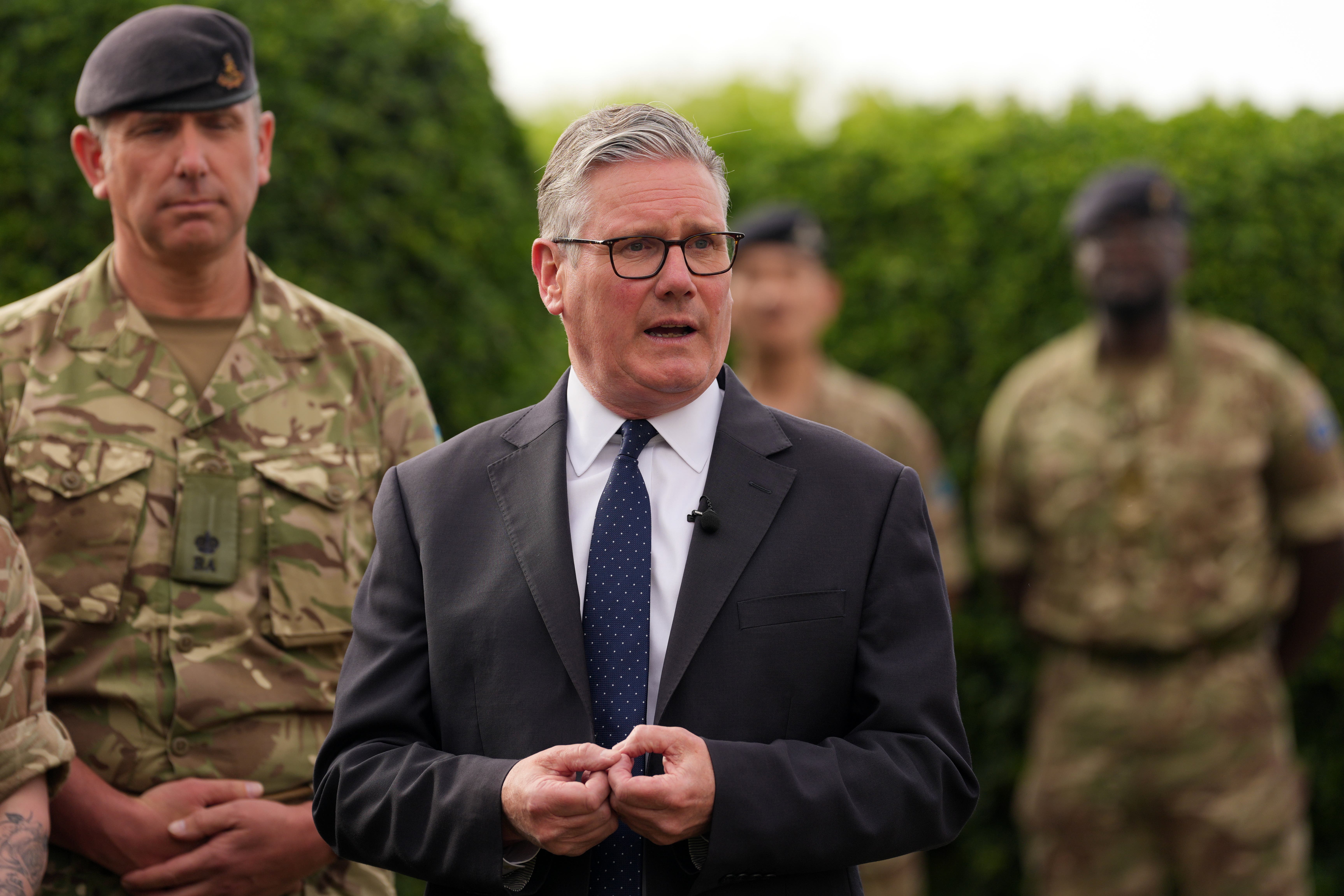 Keir Starmer spoke to Emmanuel Macron about plans to reopen the Strait at the weekend