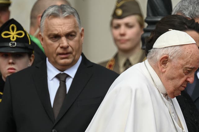 <p>El papa Francisco y Viktor Orbán mantuvieron profundas diferencias políticas y sociales </p>