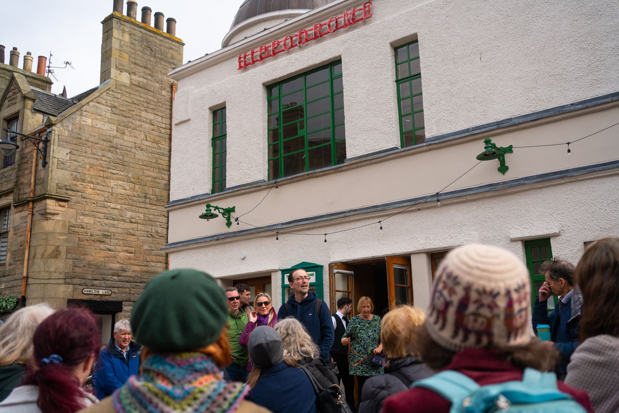 Henry took an Art Deco walking tour during his time in Bo'ness