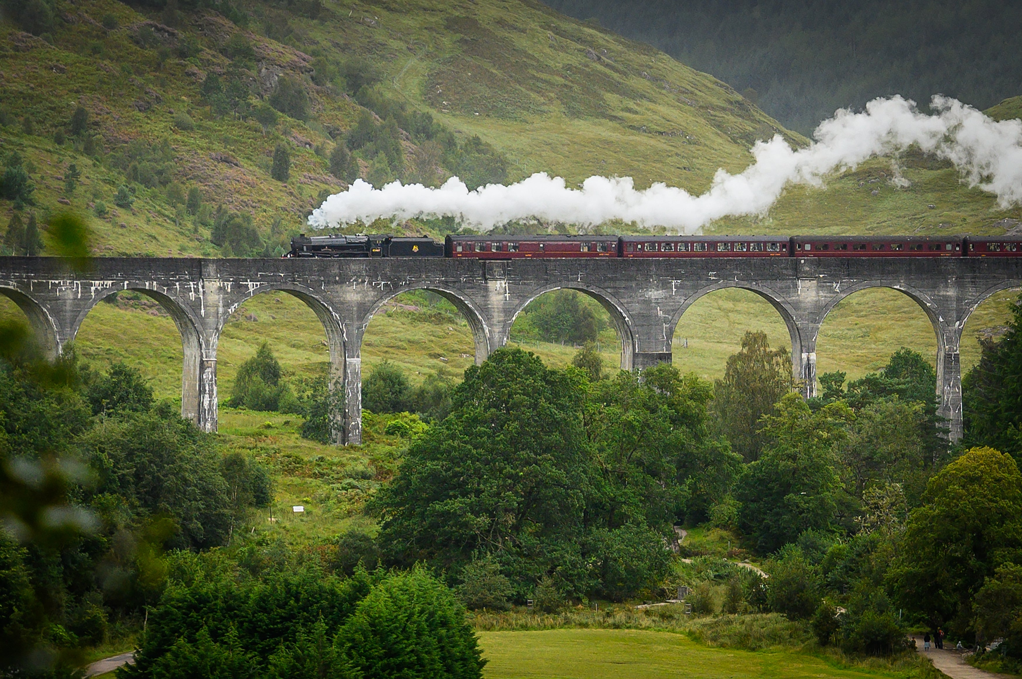 Sparks from a WCR train is thought to have started the blaze that resulted in the West Coast Main Line being closed both ways