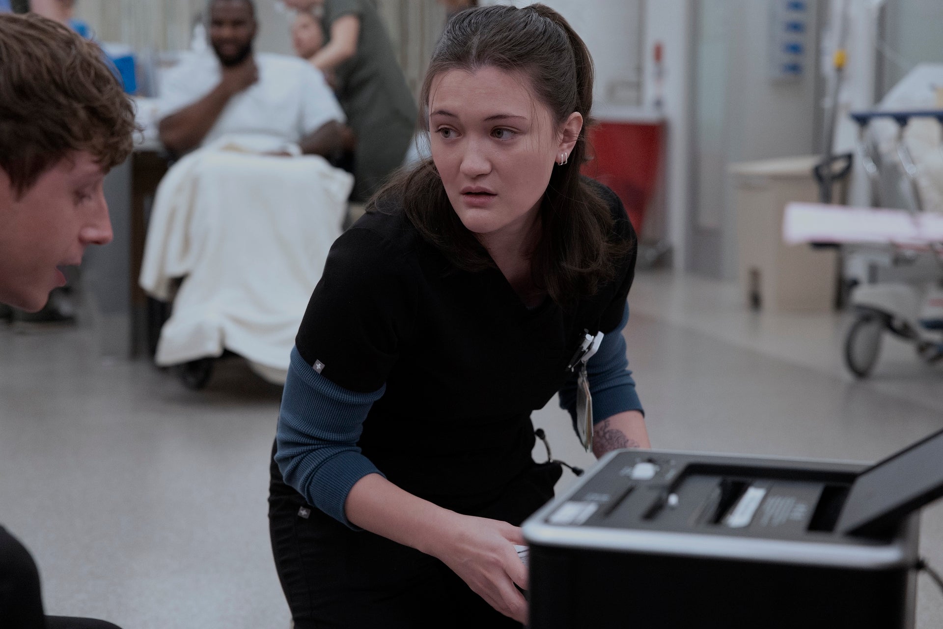 Isa Briones stars as Dr. Santos on 'The Pitt'