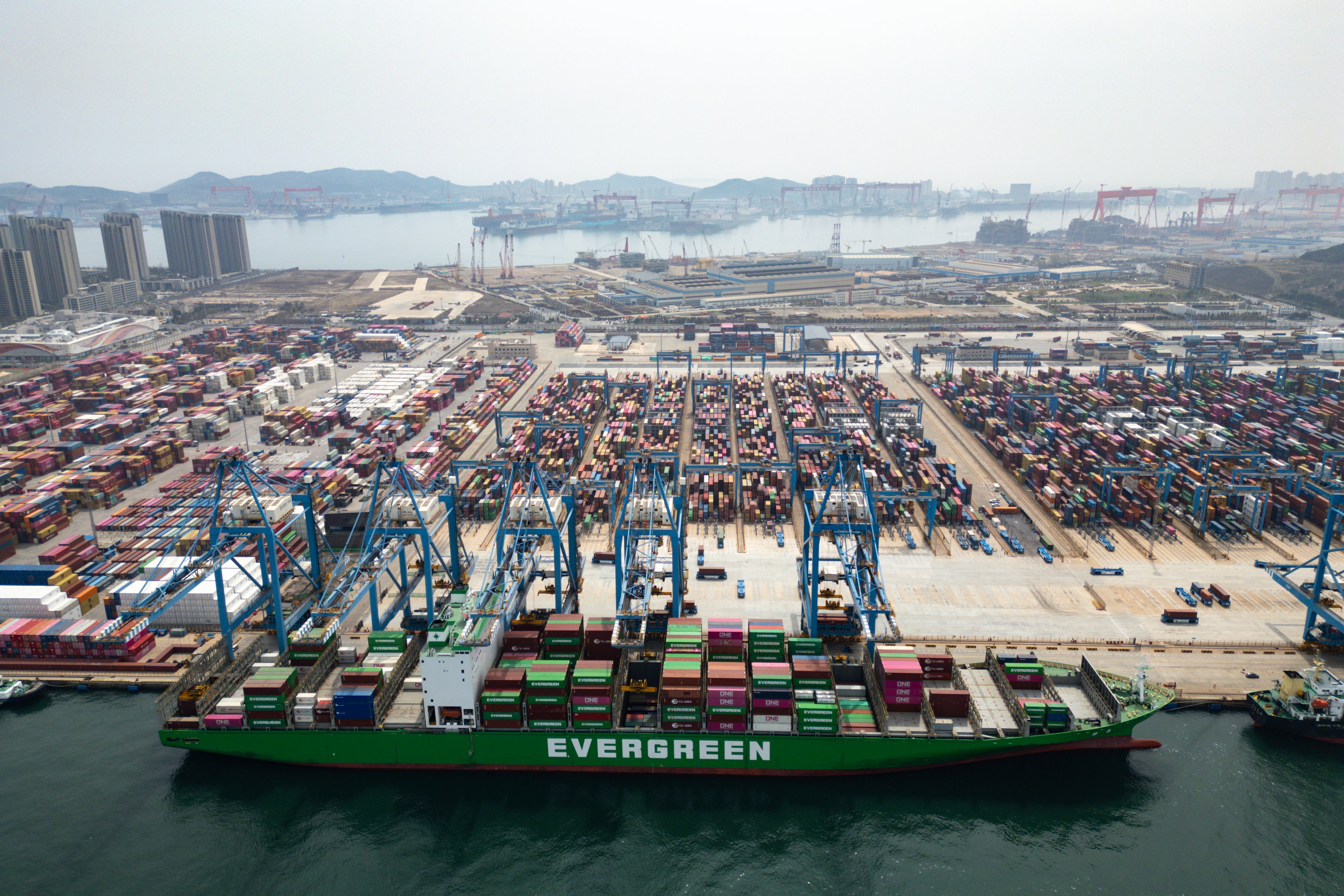 China's Ports As Global Trade Turmoil Continues
