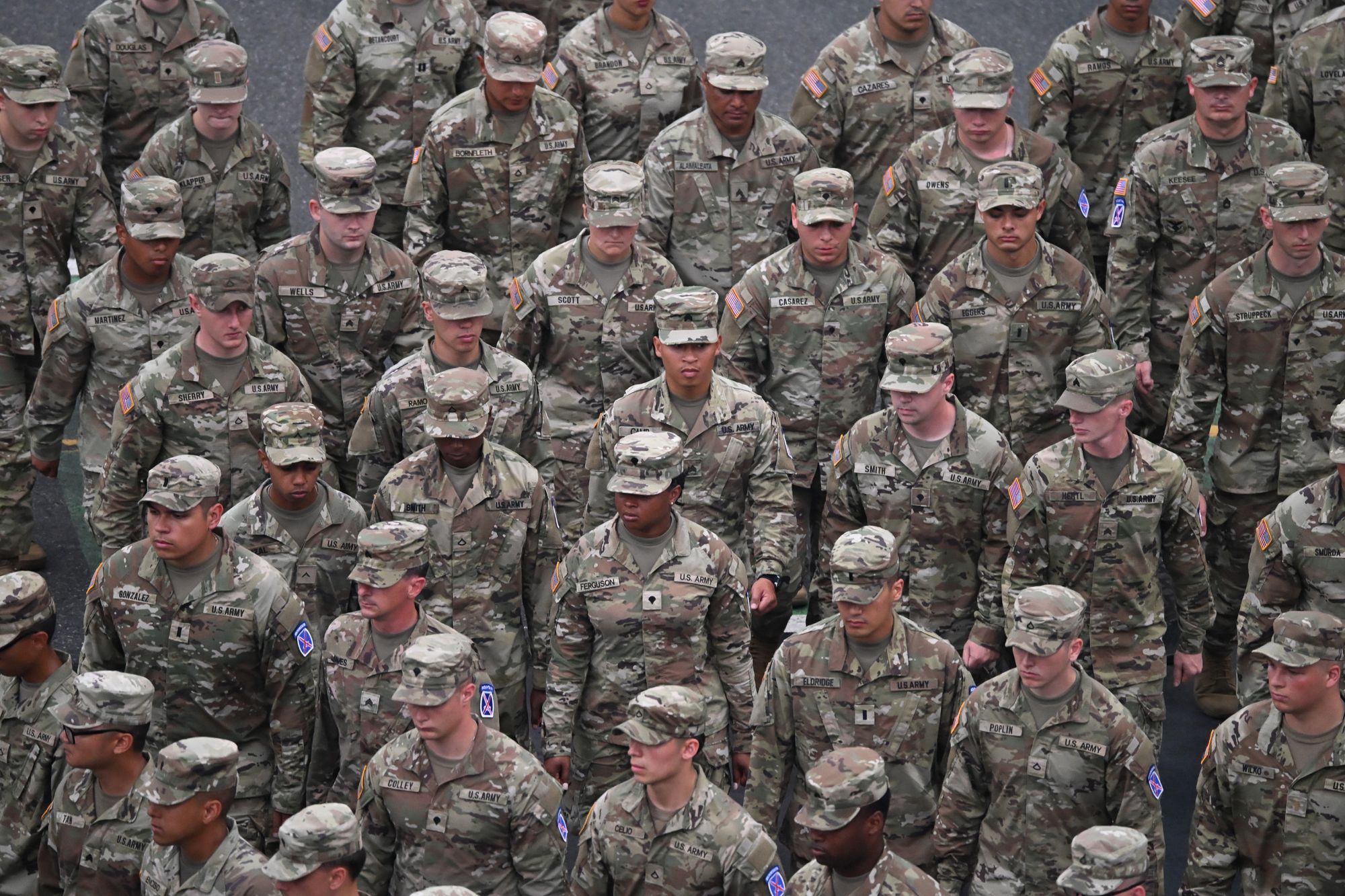 How many American troops are in Europe and where are they?