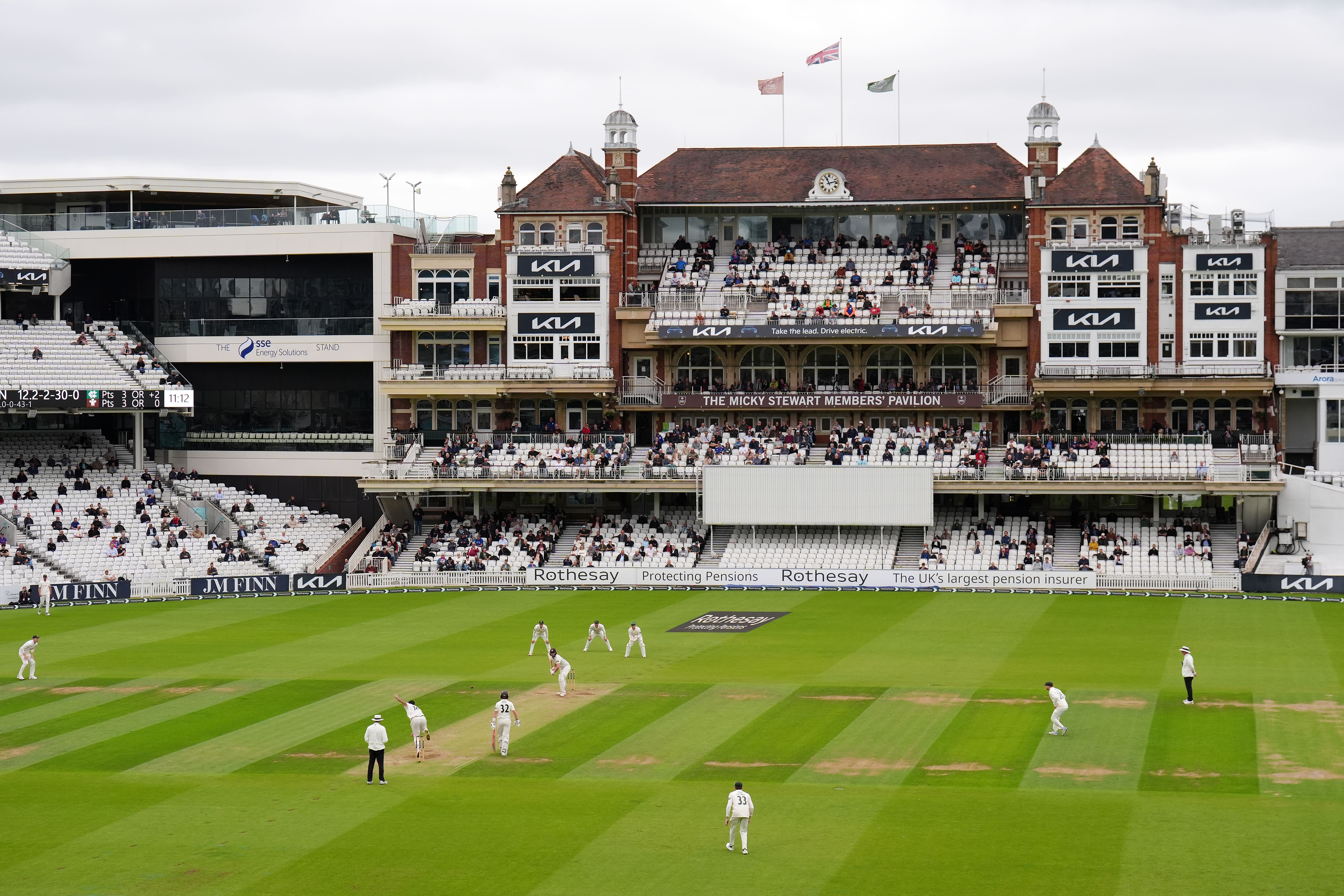 A general view of play at the Oval (John Walton/PA)