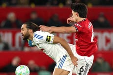 Man Utd’s Lisandro Martinez sent off for hair-pull in dismal defeat to Leeds