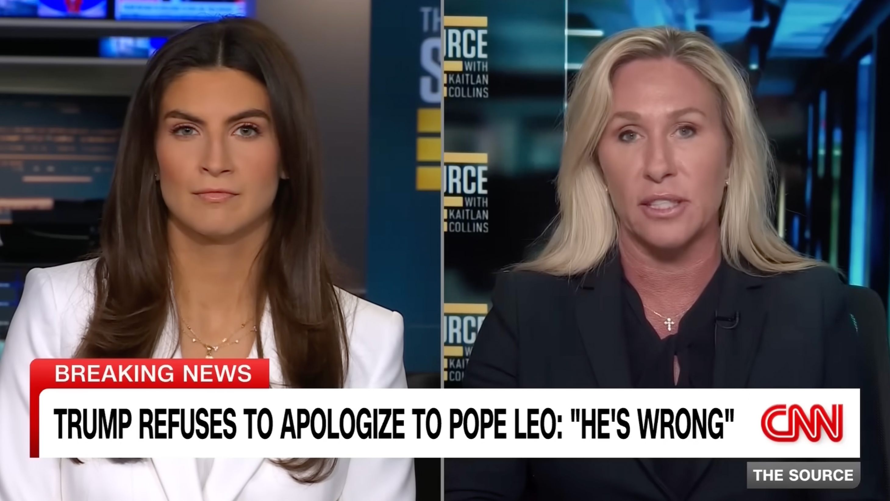Former Georgia Rep. Marjorie Taylor Greene was forced to answer for previously comparing President Donald Trump to Jesus during an interview with CNN