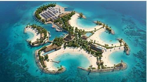 A new luxury private Caribbean island is being created for MSC Cruises