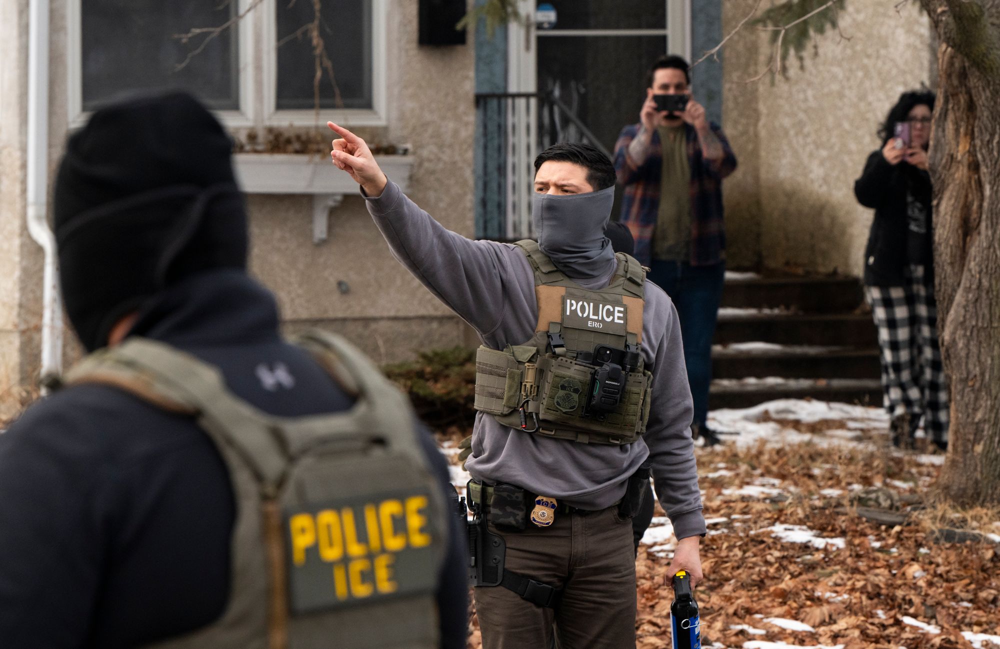 Following the fatal shootings of two American citizens by federal immigration agents, Trump described ICE agents as ‘great patriots that have been abused’