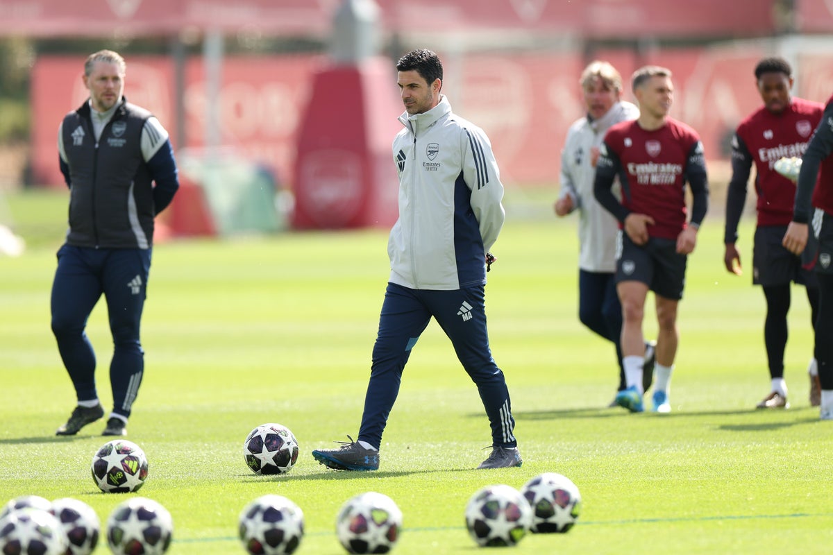 Mikel Arteta gives injury update on Declan Rice, Bukayo Saka and Jurrien Timber ahead of Champions League clash with Sporting