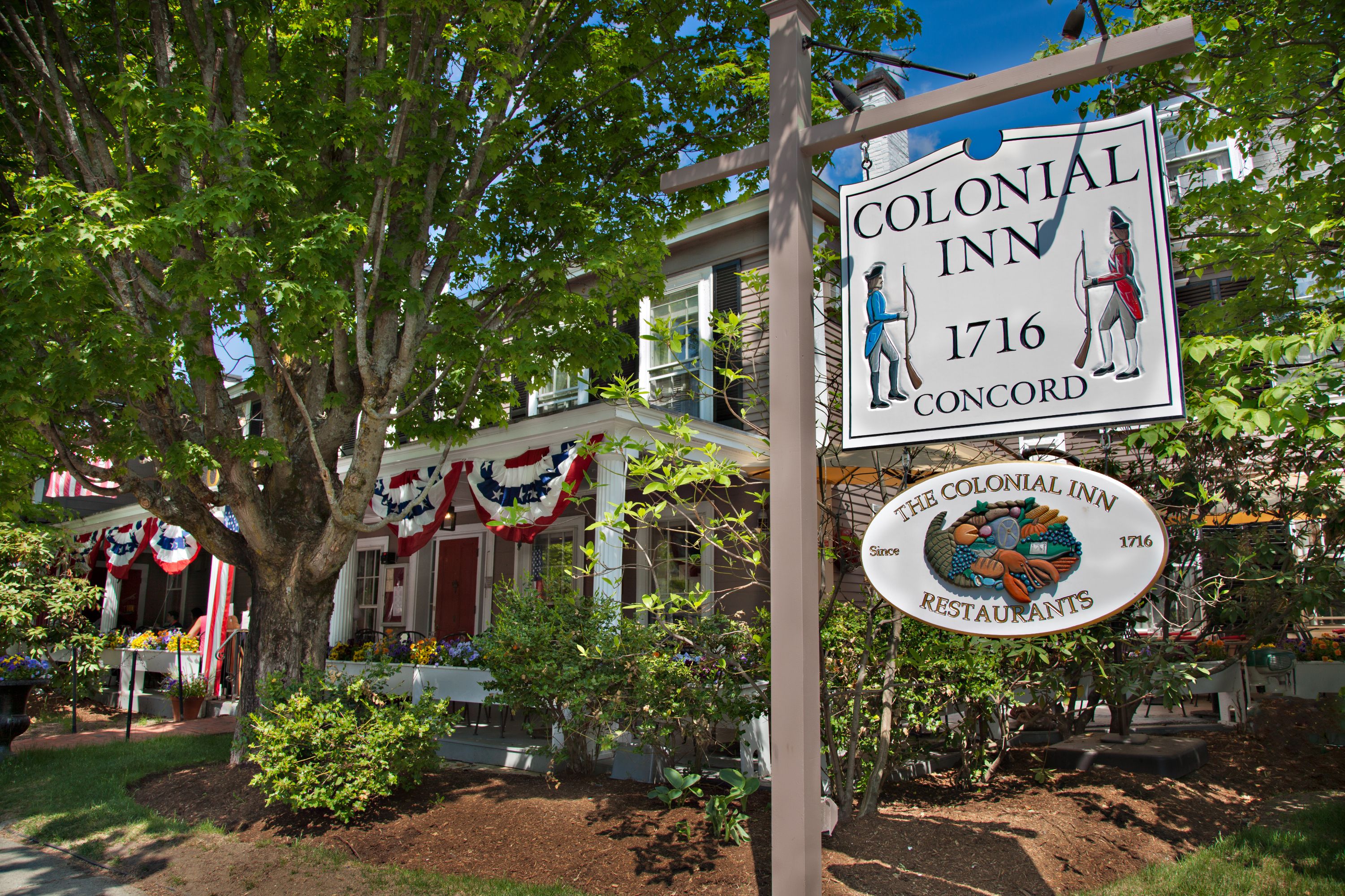 The history of Concord's Colonial Inn threads through the American Revolution