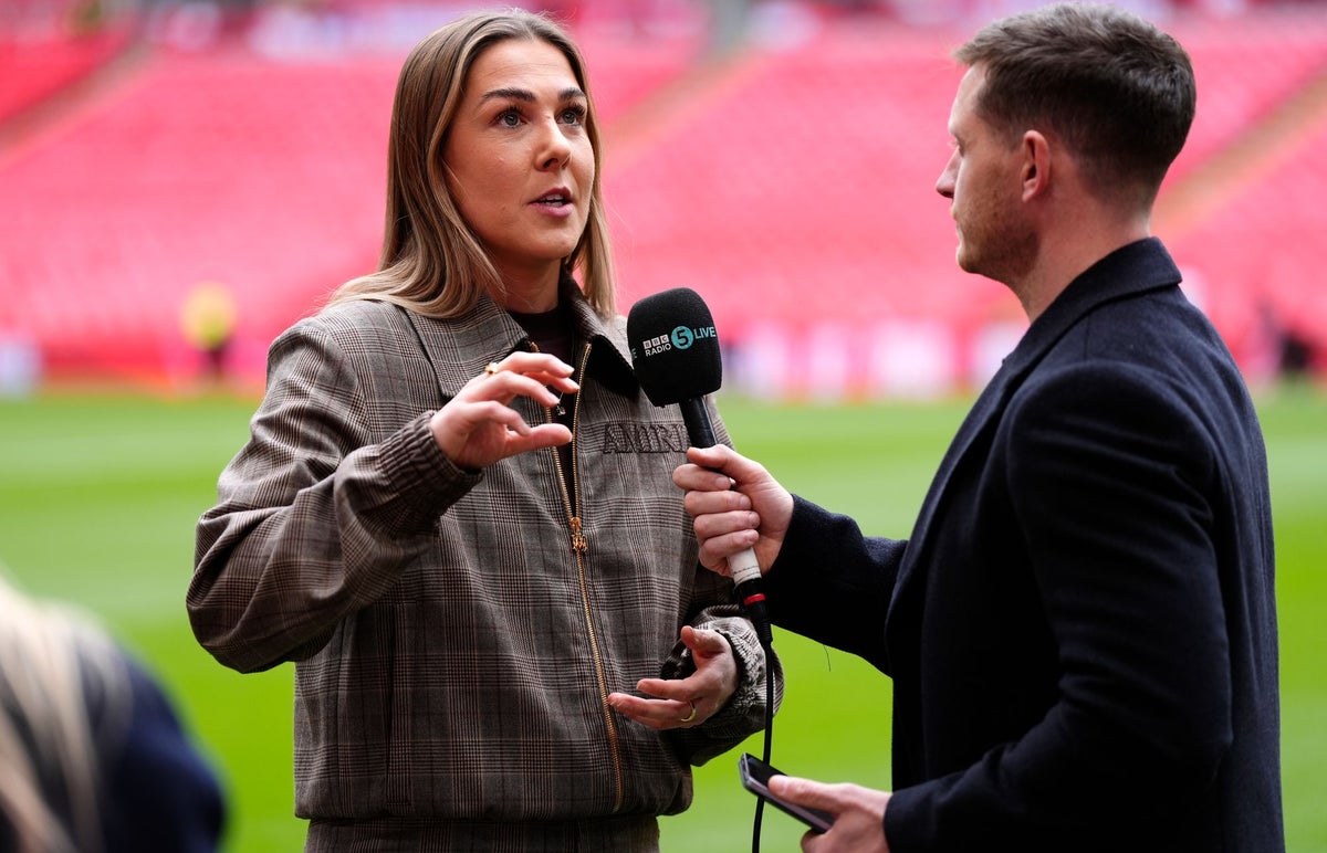 Mary Earps given rousing reception in retirement send-off as Lionesses face Spain at Wembley