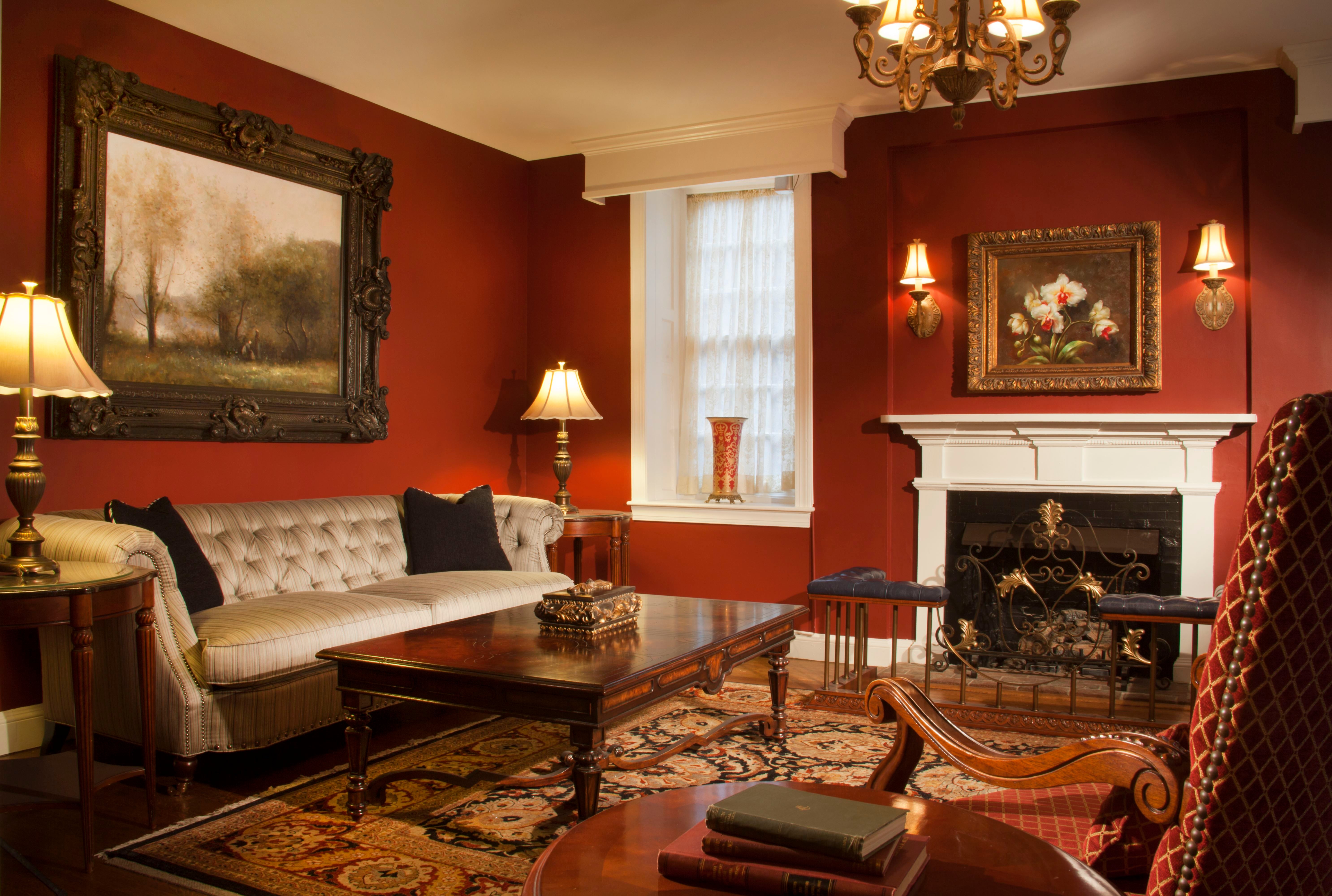 Historic Inns of Annapolis is an unusual hotel, with bedrooms spread across three fascinating buildings. Pictured is Governor Calvert House