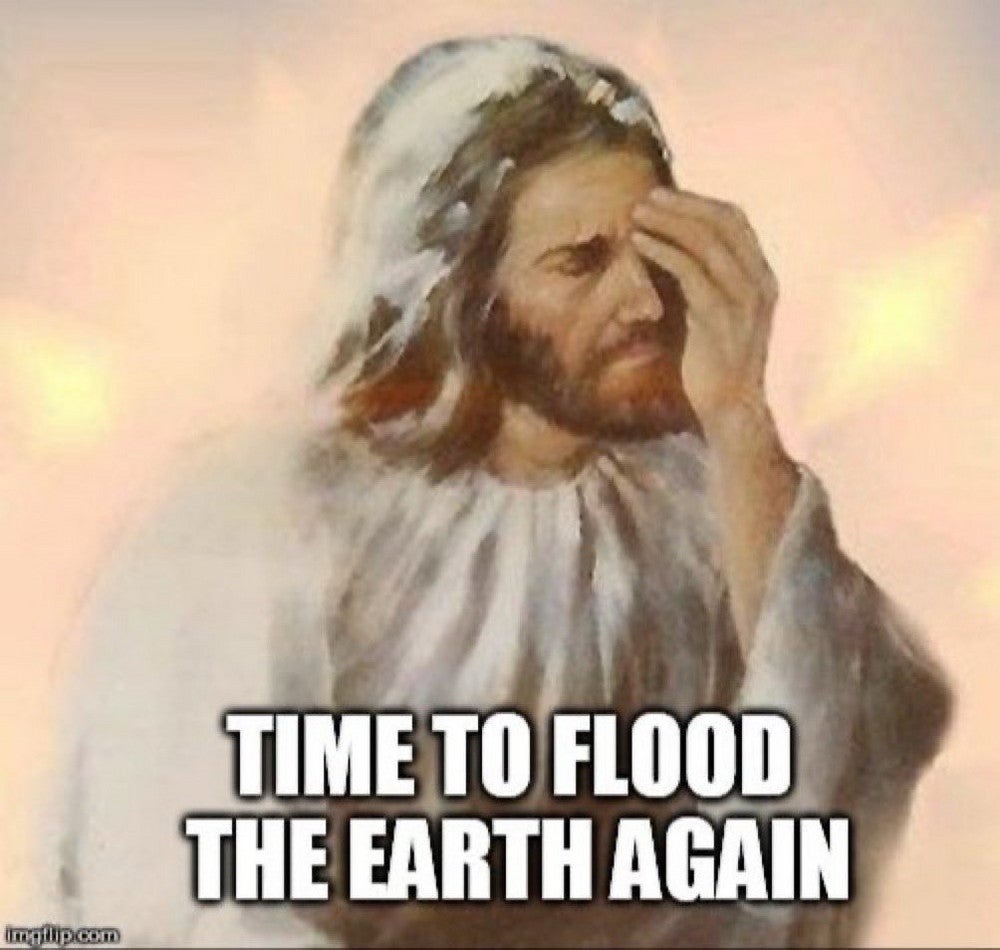 White House officials reportedly shared this meme of Jesus with Politico's Dasha Burns