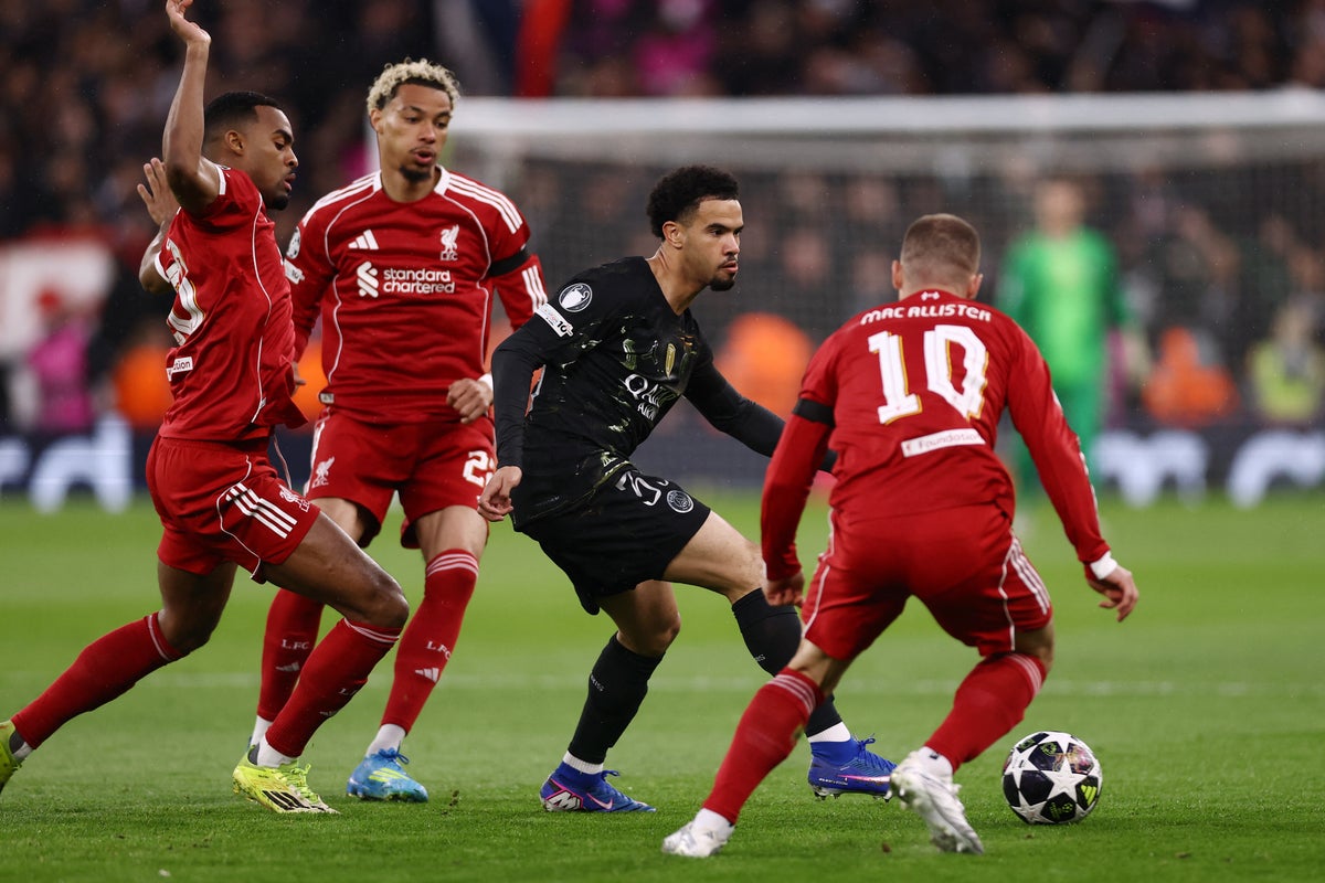 Liverpool vs PSG LIVE: Latest updates from Champions League quarter-final at Anfield – UK Times