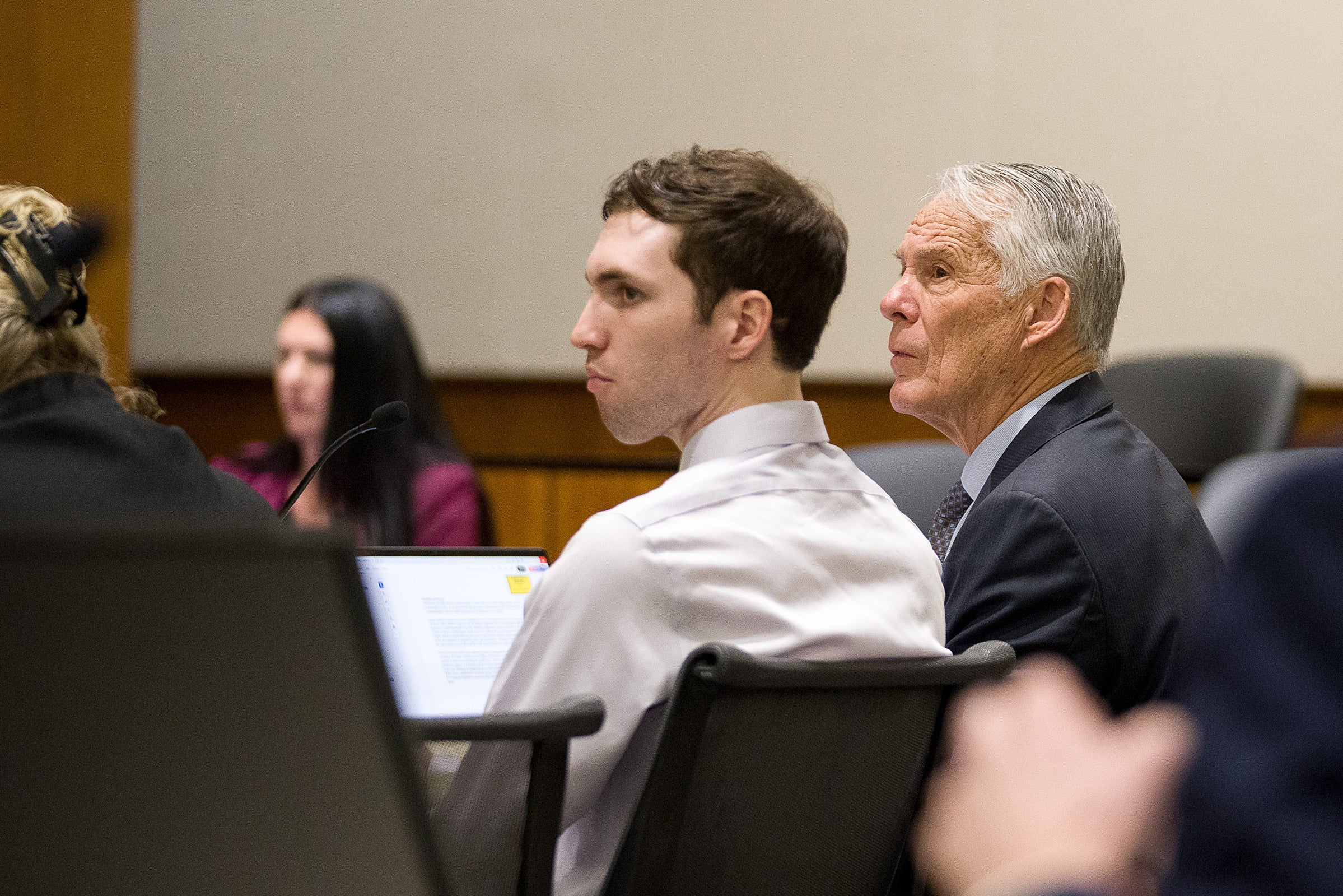 Utah resident Tyler Robinson (center) has been charged with Charlie Kirk’s murder, and has pleaded not guilty