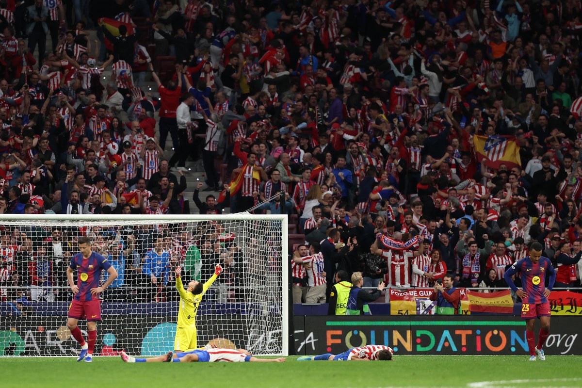 Atletico Madrid overcome Barca pressure to reach first Champions League semi in 9 years