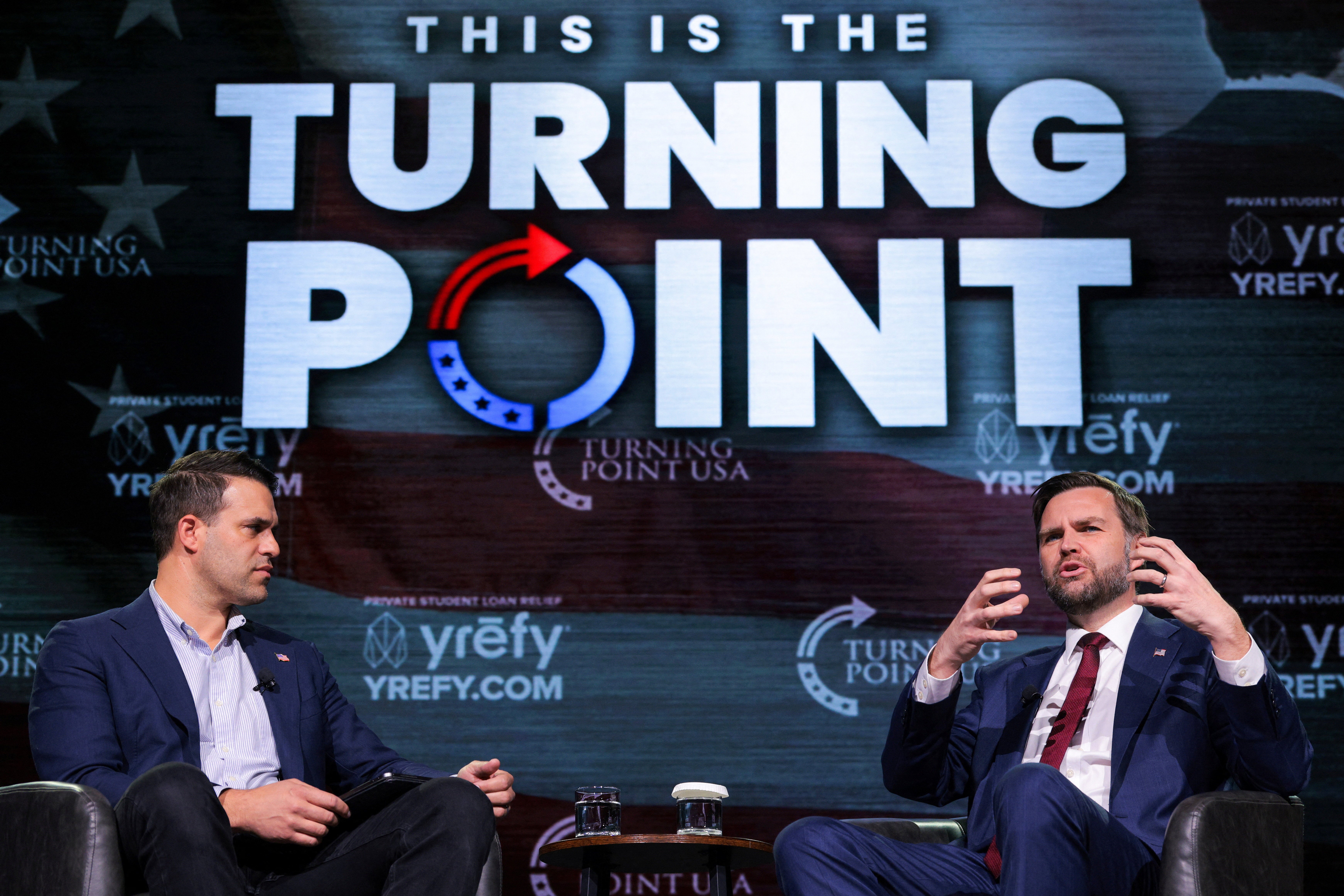 Conservative activist Erika Kirk skipped a planned appearance with Vice President JD Vance on Tuesday in Georgia at a Turning Point USA event due to safety threats