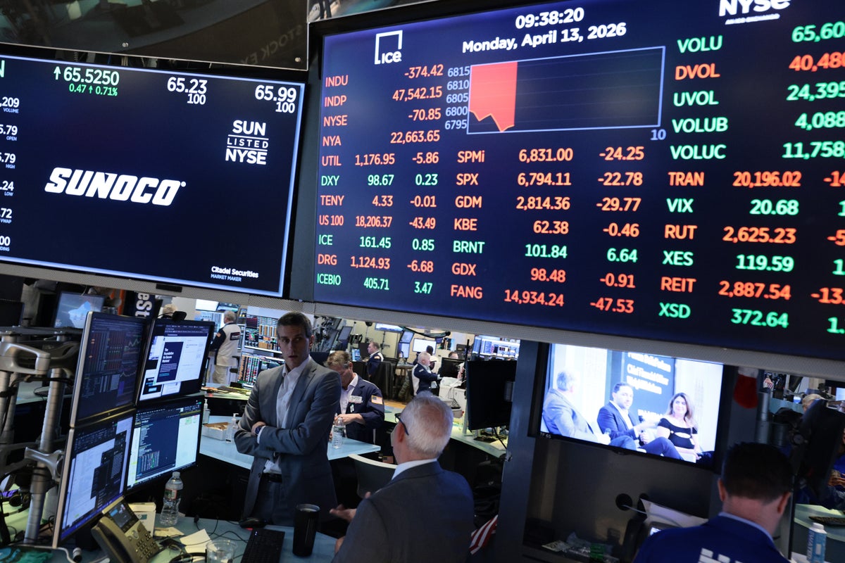 Oil prices fall and Asian stocks hit six-week high amid hopes for Iran peace talks