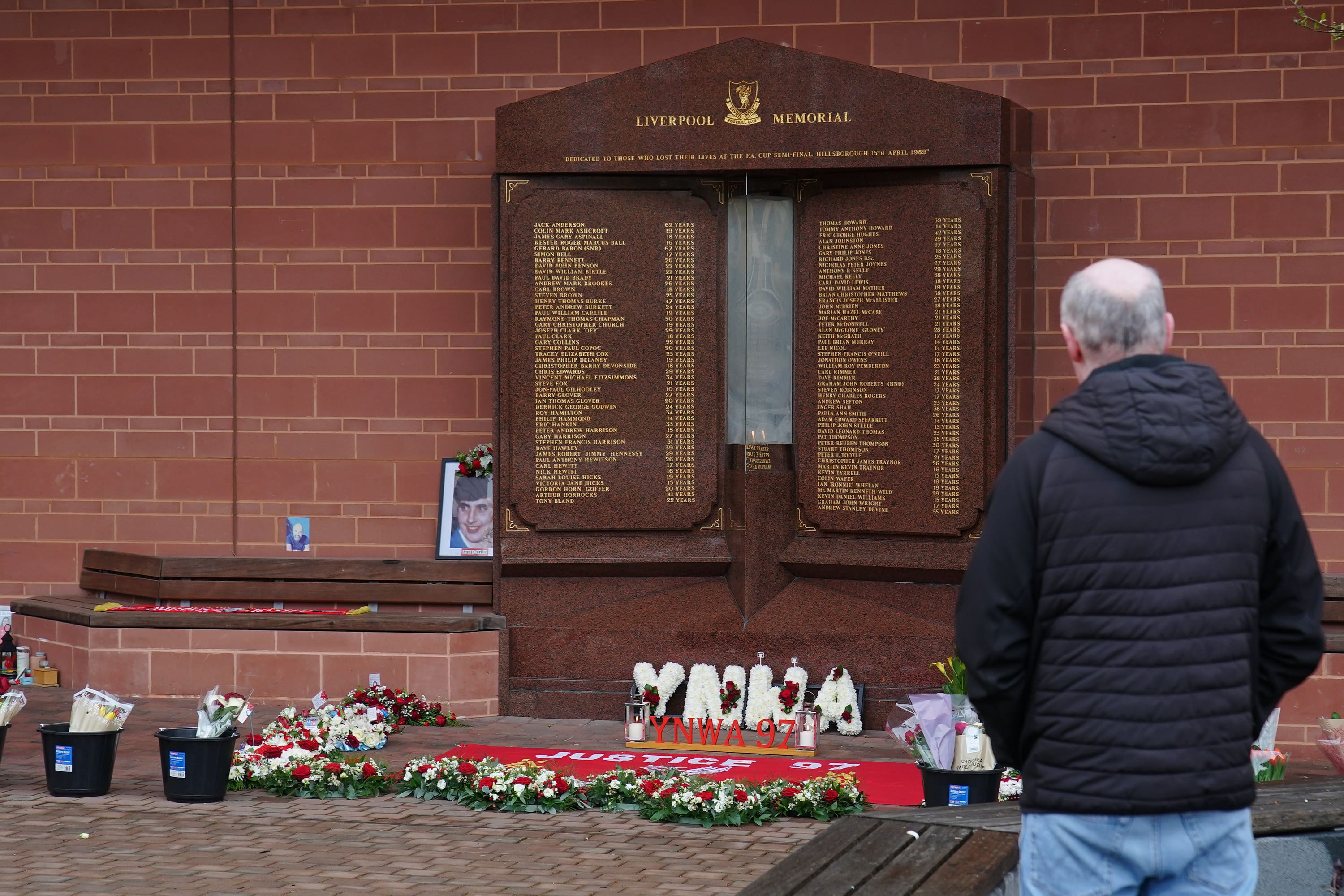 97 Liverpool fans lost their lives in the 1989 disaster (Peter Byrne/PA)