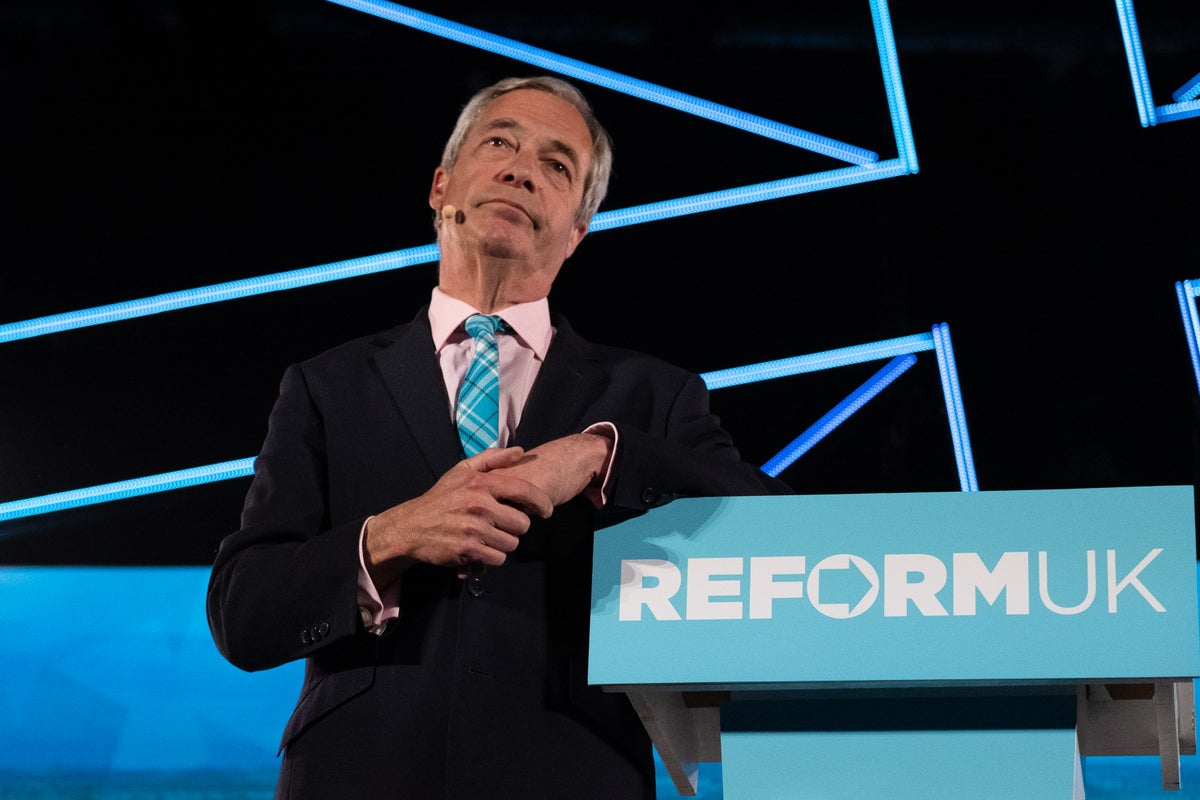 Support collapsing for Farage and Reform as Tories close gap, poll shows