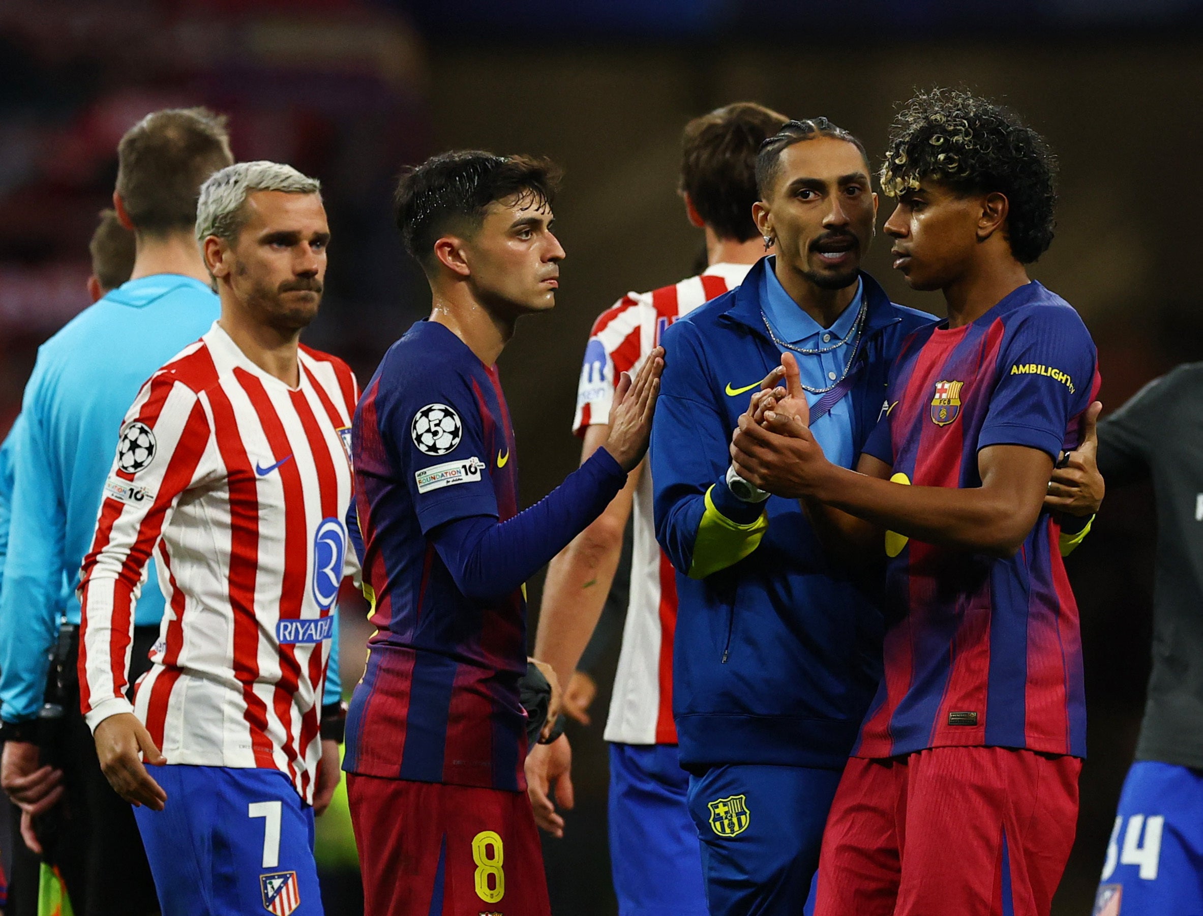 Barcelona were knocked out of the Champions League by Atletico Madrid