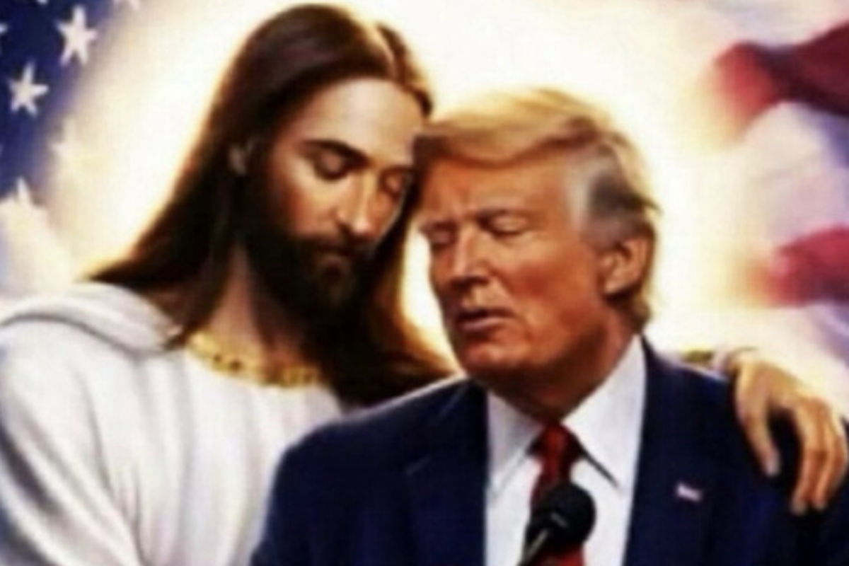 Trump posts a picture of Jesus hugging him days after his AI-deity image drew widespread anger – UK Times Trump posts a picture of Jesus hugging him days after his AI-deity image drew widespread anger – UK Times