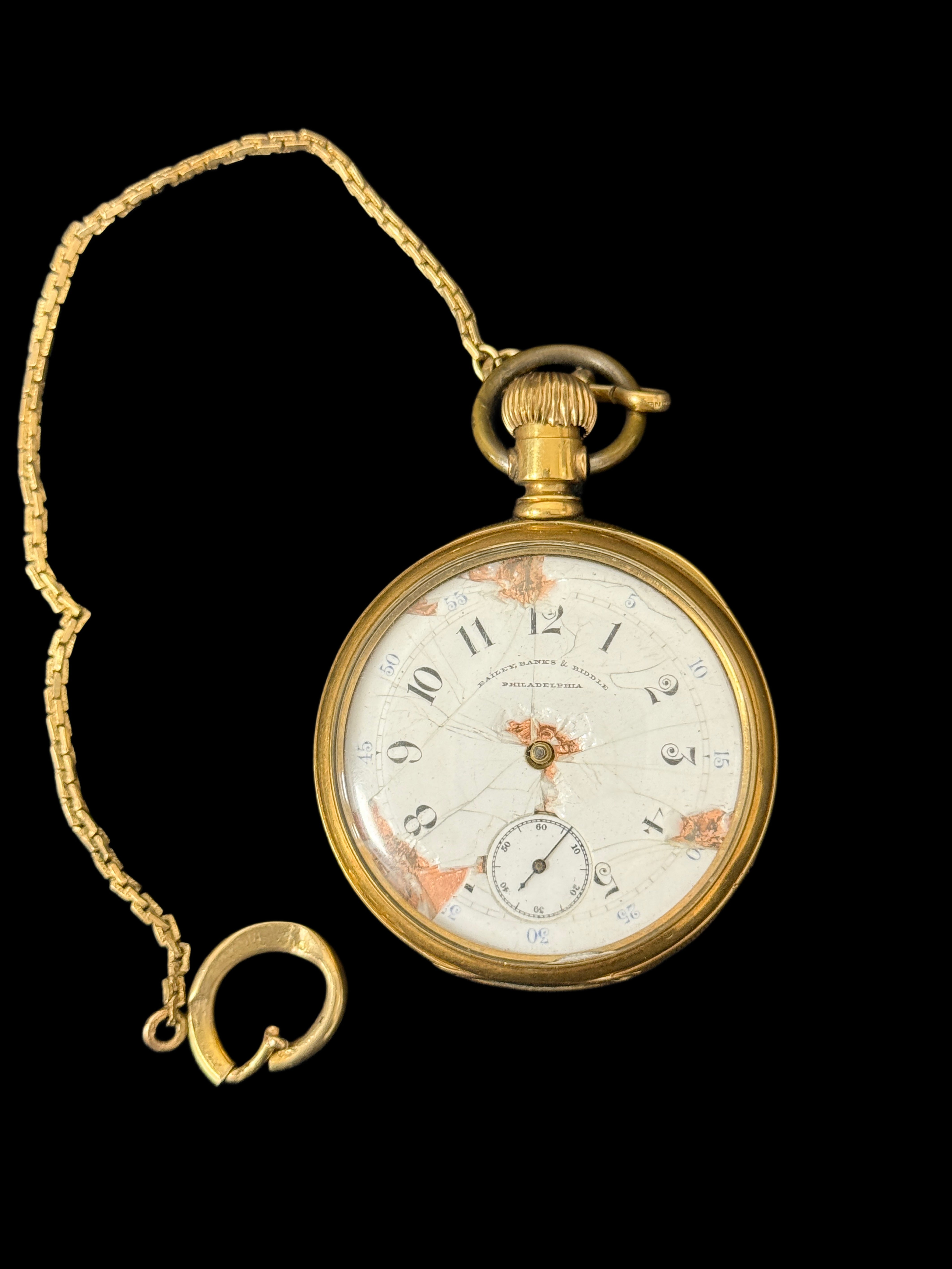 Watch recovered from the body of Frederick Sutton, 61, a wealthy businessman who drowned in the Titanic sinking is expected to fetch up to £80,000 at auction
