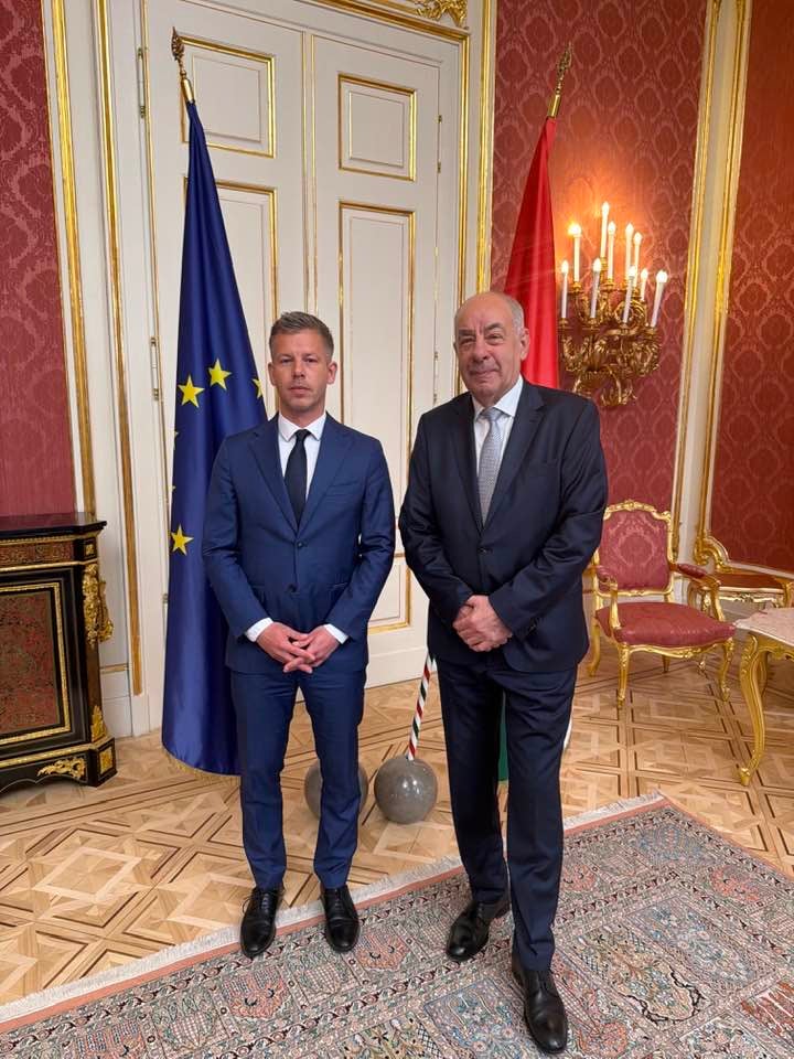 New Hungarian PM tells president to ‘leave office now’ in scathing attack - minutes after posing with him for picture