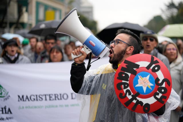 COLOMBIA-PROTESTA MAESTROS