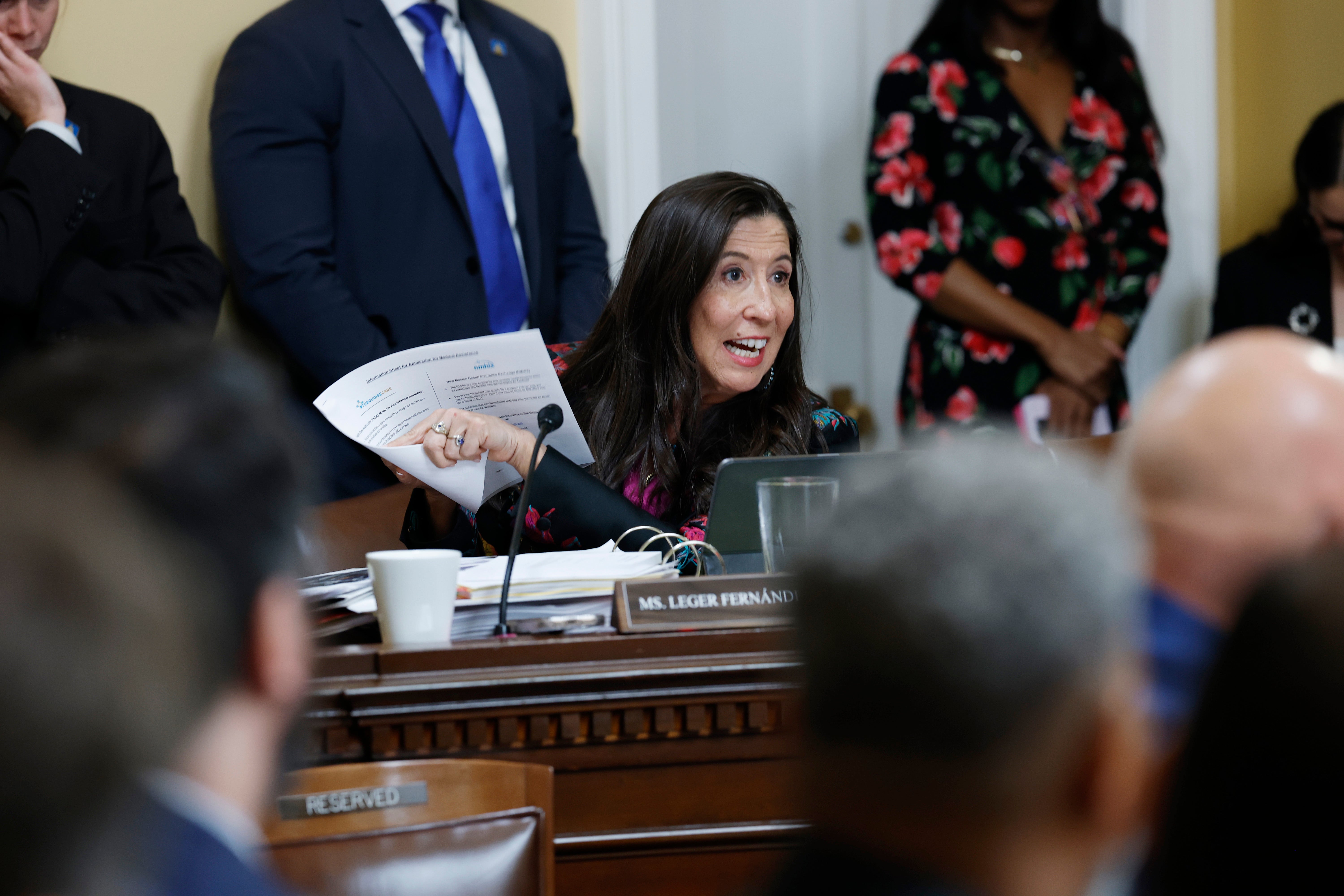 Rep. Teresa Leger Fernández (D-NM) criticized Republicans for waiting as long as they did to kick out Gonzales.