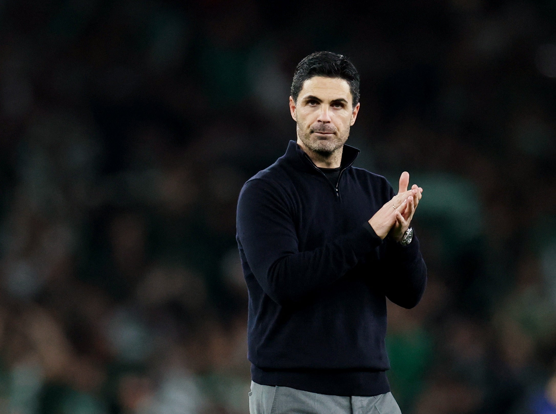 Mikel Arteta called Arsenal fans to bring “pure fire” to the Emirates