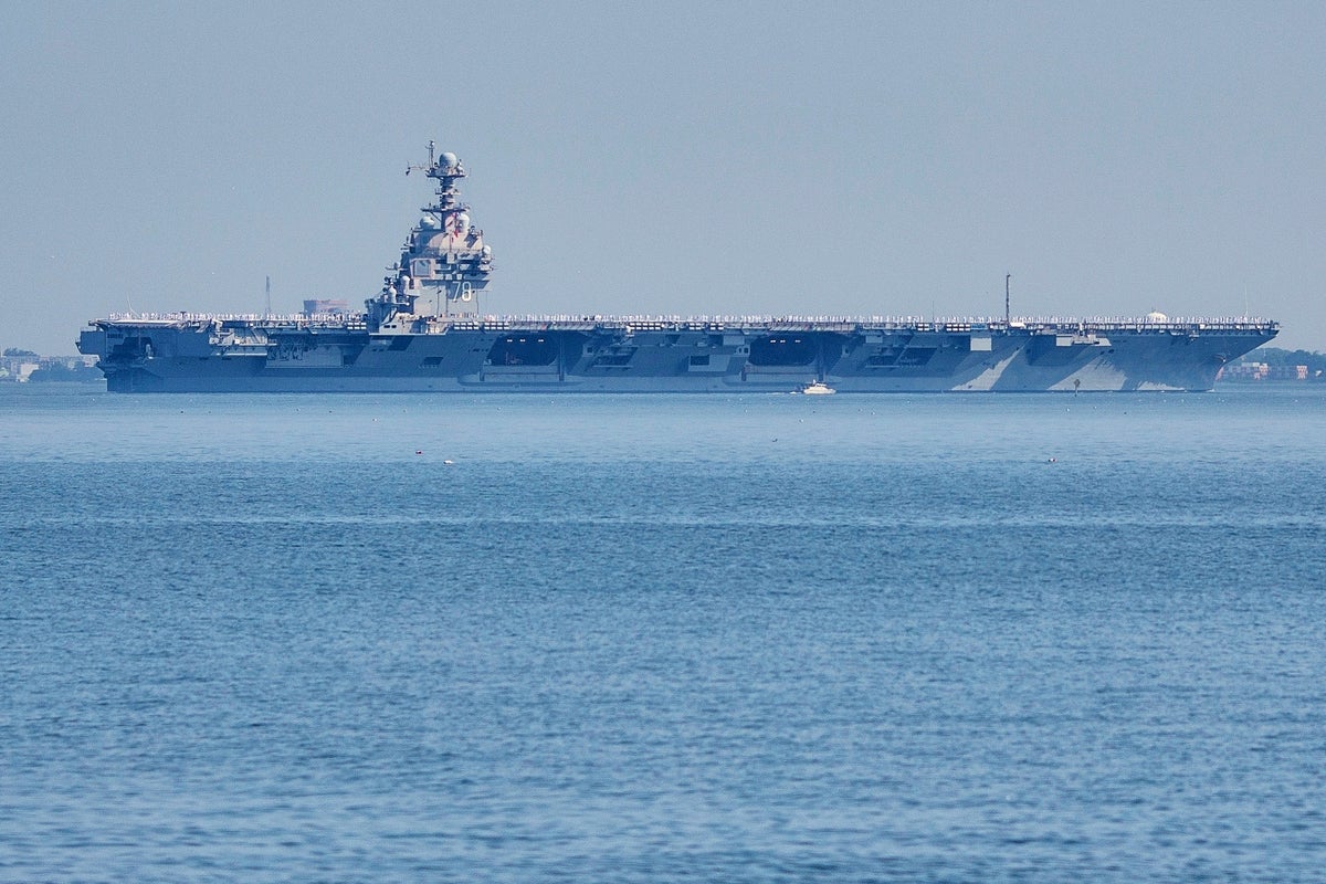 USS Ford aircraft carrier will be heading home after record-breaking deployment