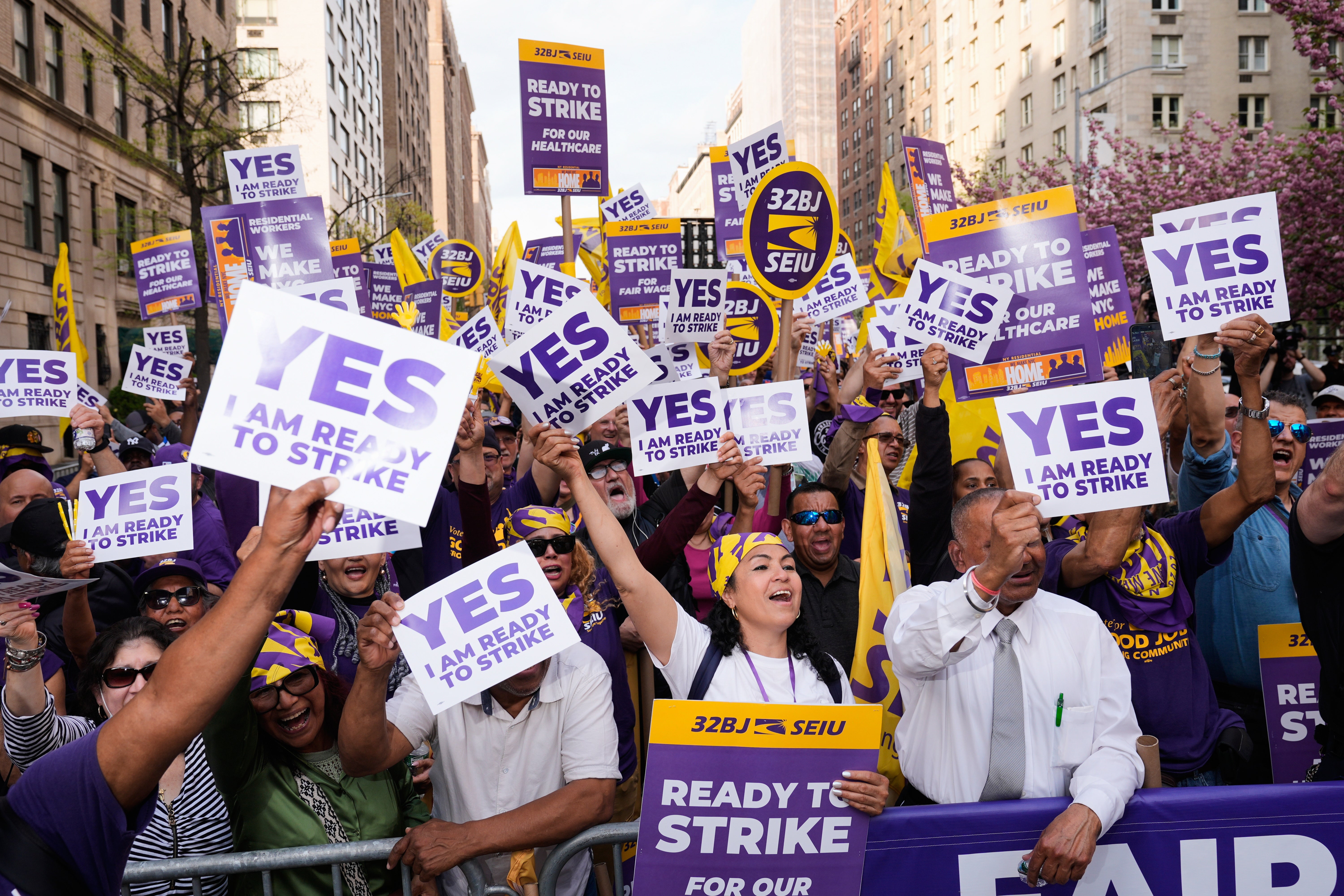 independent.co.uk - Jennifer Peltz - New York City apartment building workers set to vote on whether to go on strike